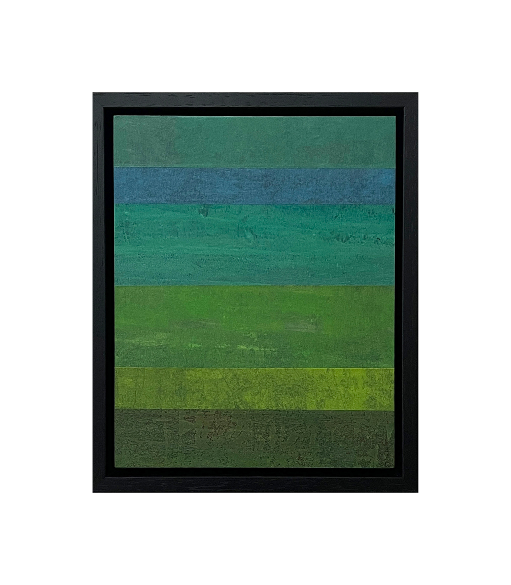 Transition 12 - ink on glassine on wooden panel - 29 x 24 cm