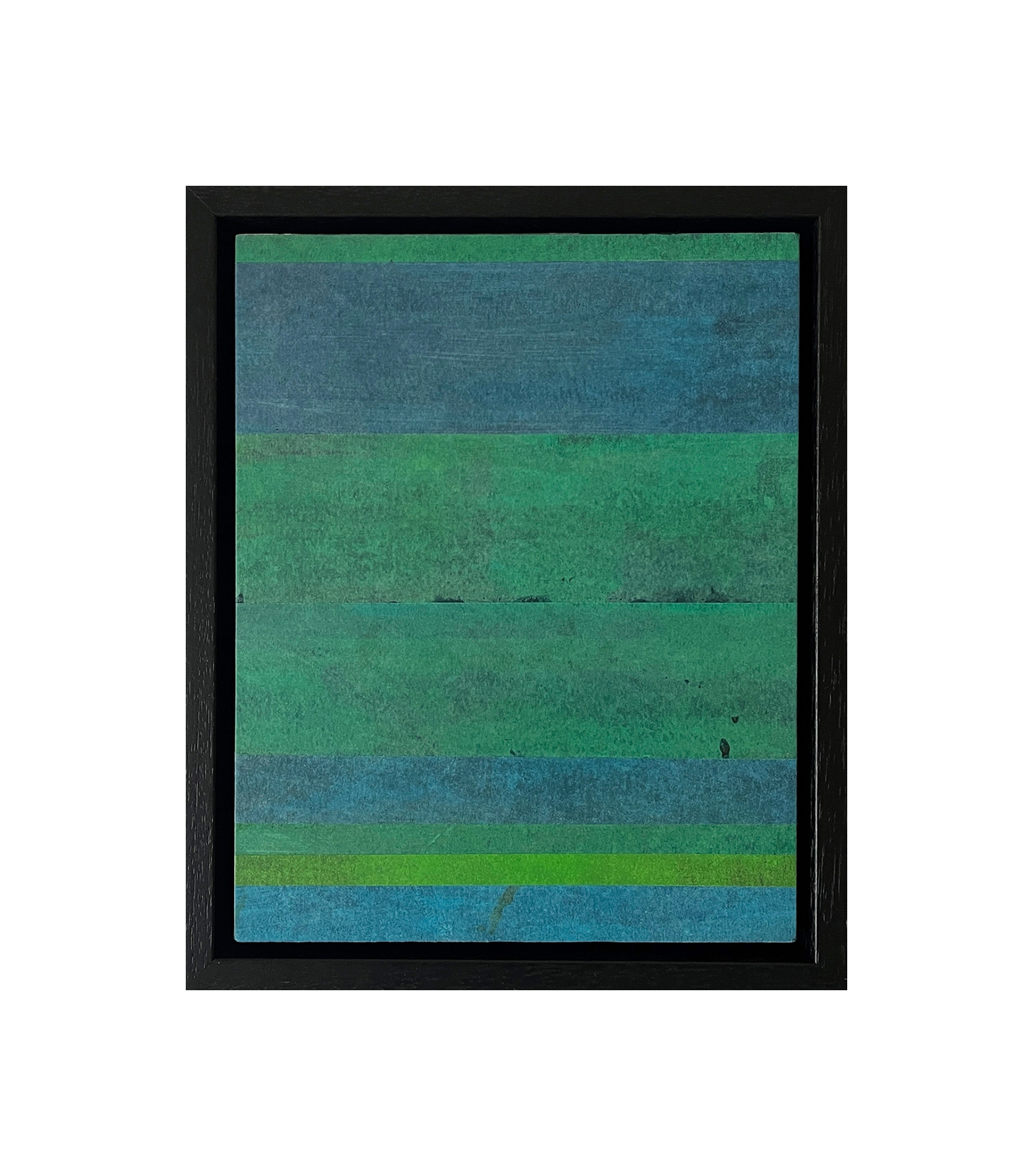 Transition 11 - ink on glassine on wooden panel - 29 x 24 cm