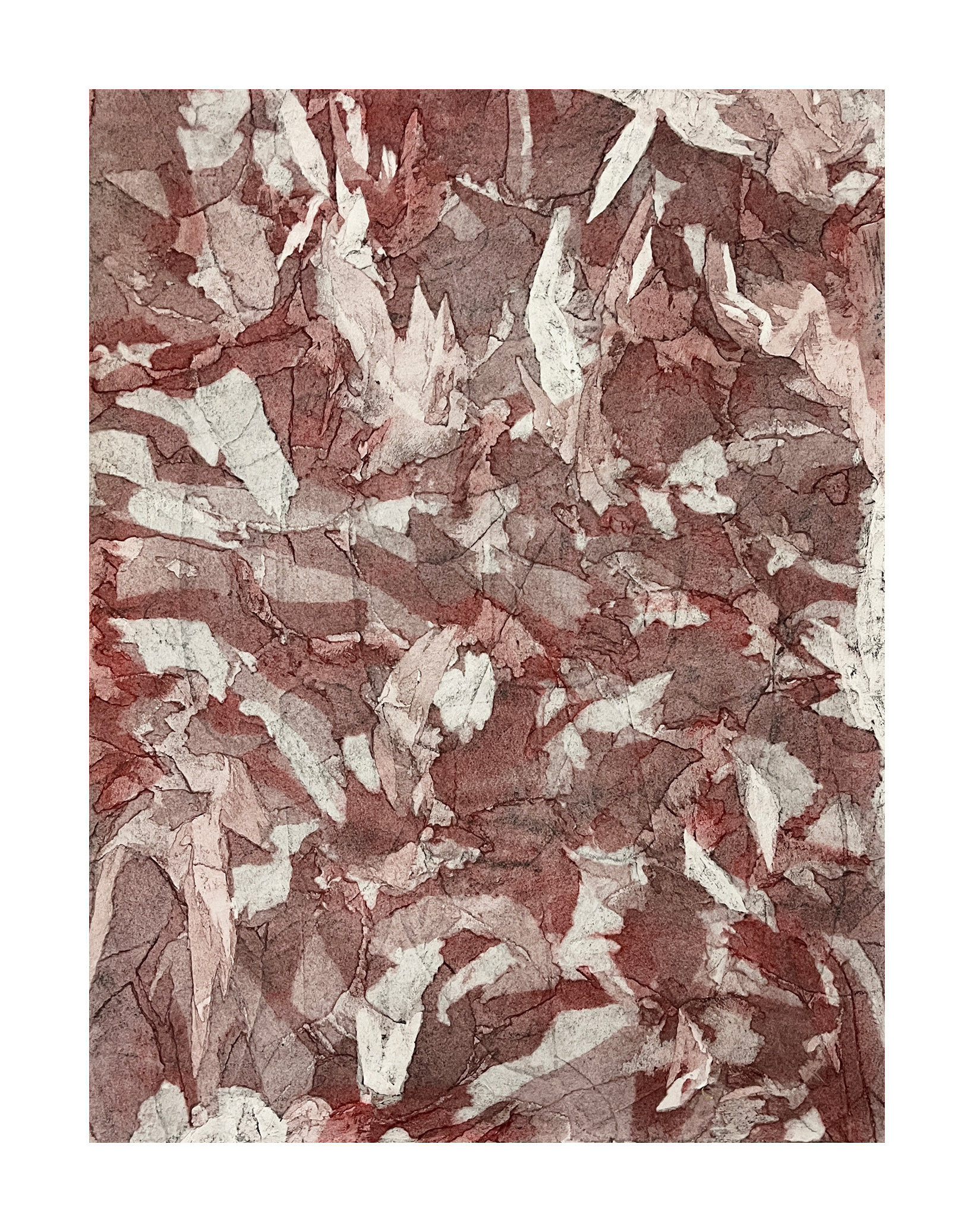 Underneath it All - graphite & soft pastel on Japanese paper on Heritage paper - 68 x 51 cm