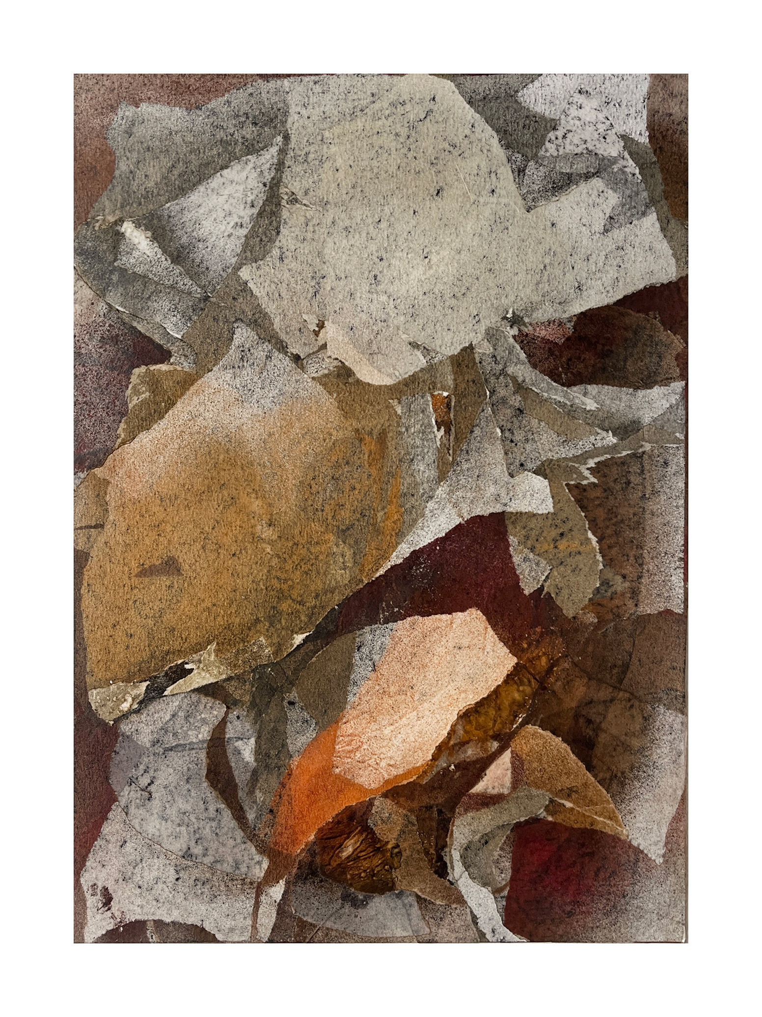 Murky Waters, 2026 - graphite & soft pastel on rice paper on Heritage paper - 29.5 x 21 cm