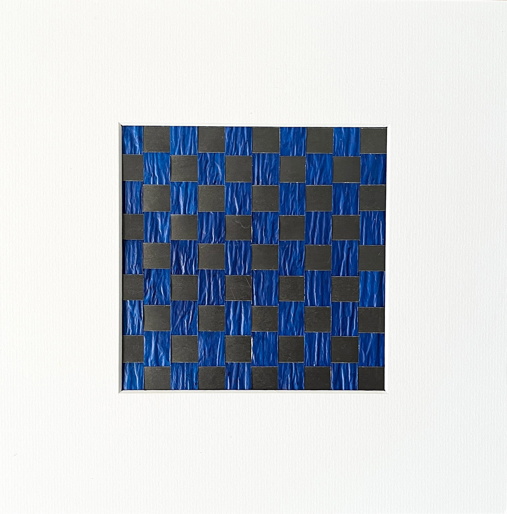 Woven Drawing 10 - acrylic on laminated tracing paper & graphite on Heritage paper - 30 x 30 cm