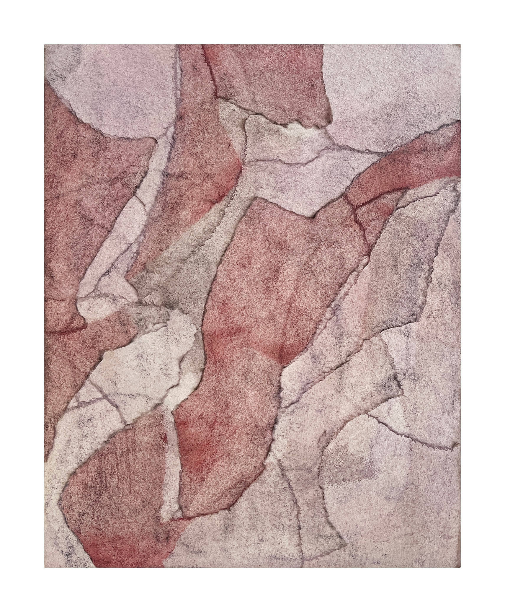 Quiet Compromise - graphite & soft pastel on Japanese paper on panel - 29 x 25 cm (framed)