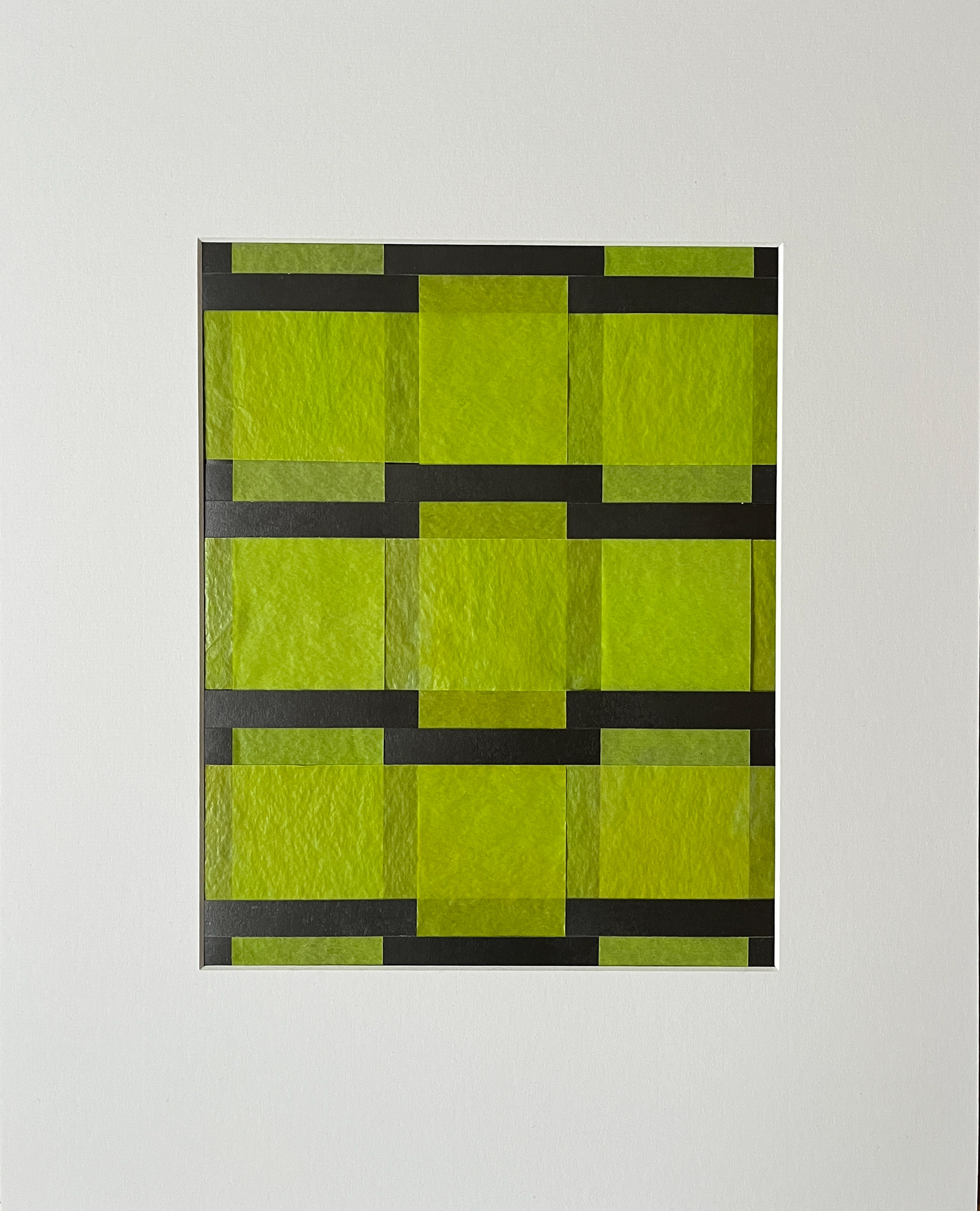 Woven Drawing 19 - ink on glassine & graphite on Heritage paper - 50 x 40 cm