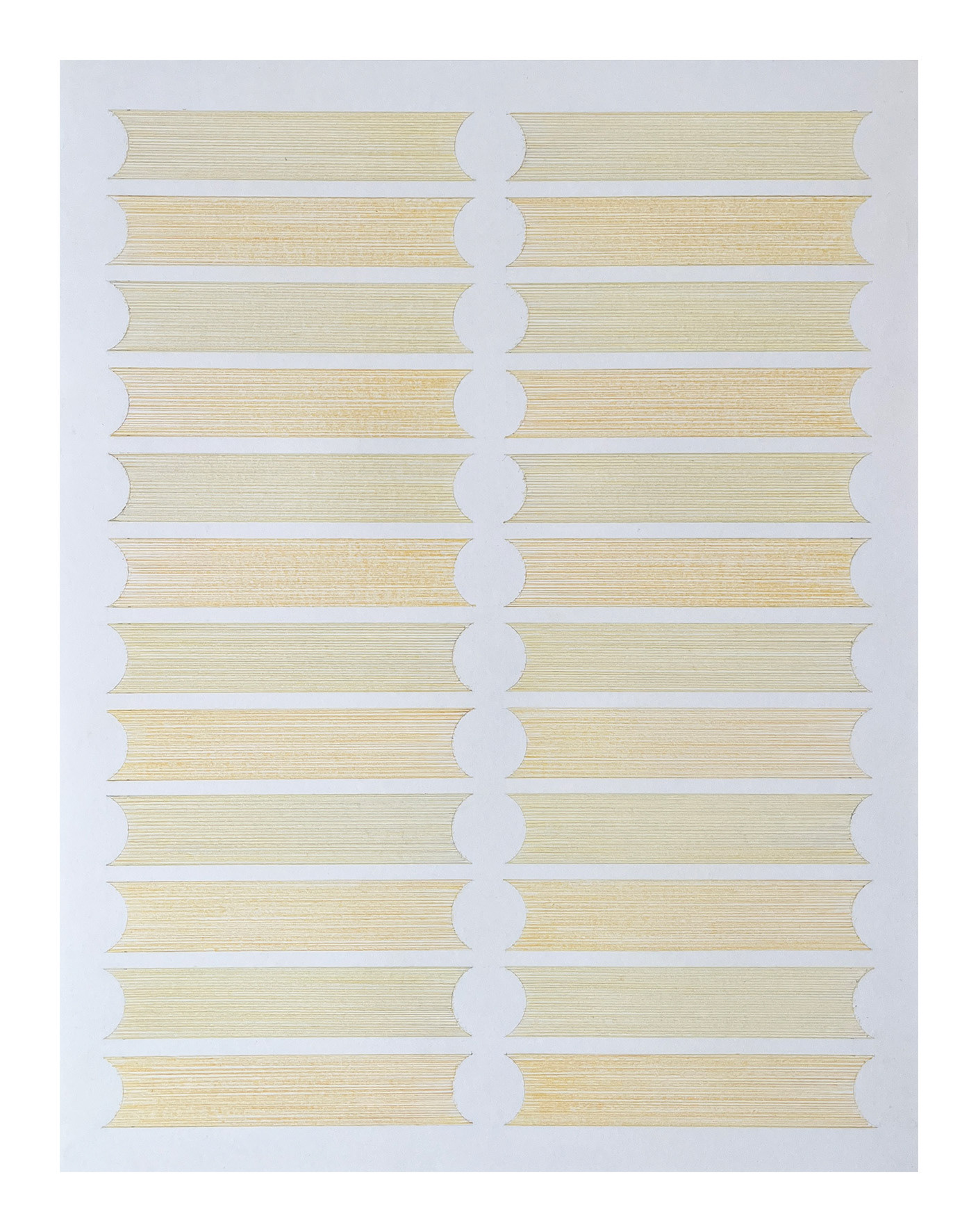 Interlude 4, 2025 - coloured pencil on 315g Heritage paper - 65.2 x 50.8 cm