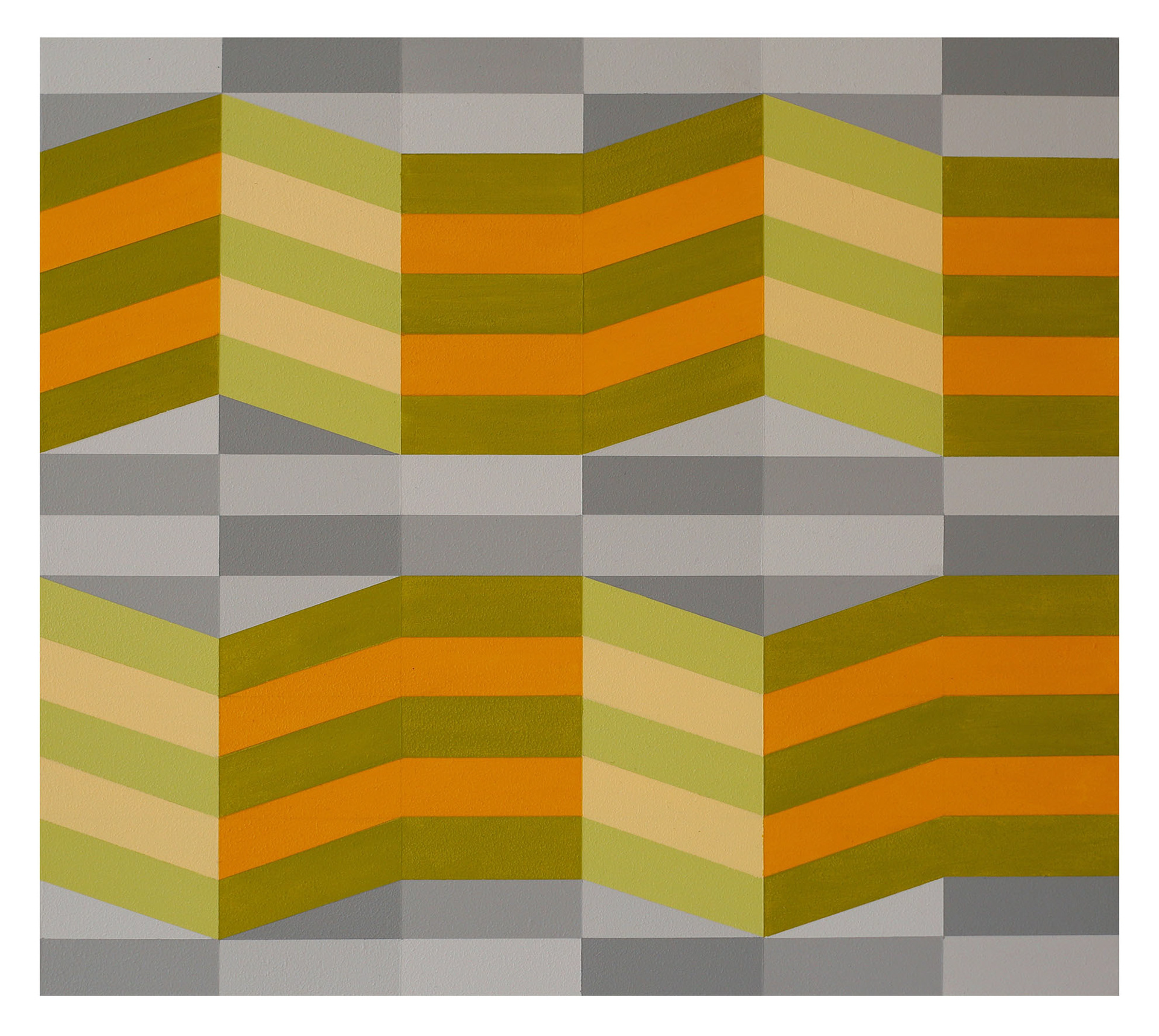 Meanderings of the Mind, 2015 - acrylic on board, 40 x 45 cm