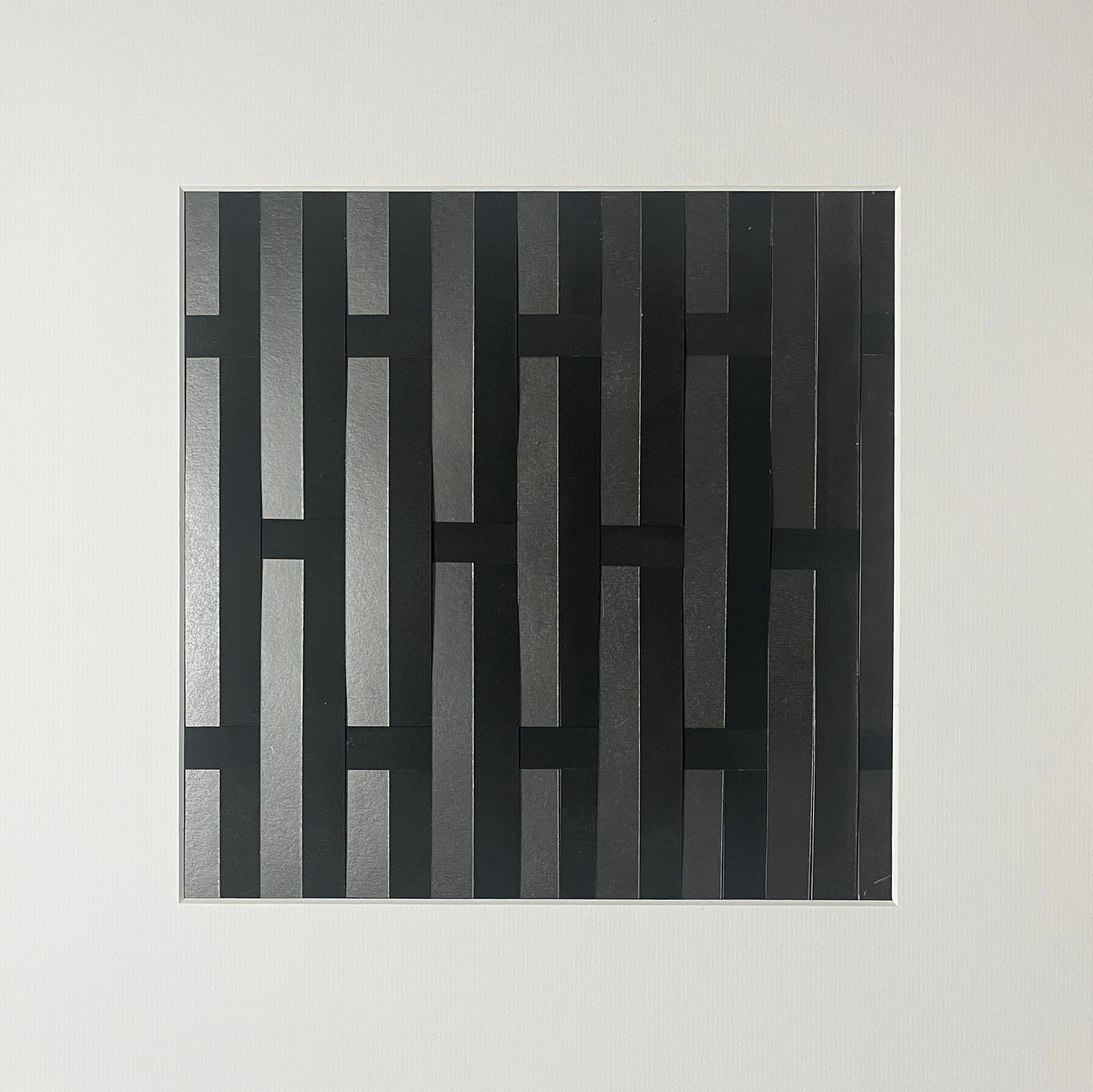 Woven Drawing 24 - Graphite & ink on Heritage paper - 40 x 40 cm