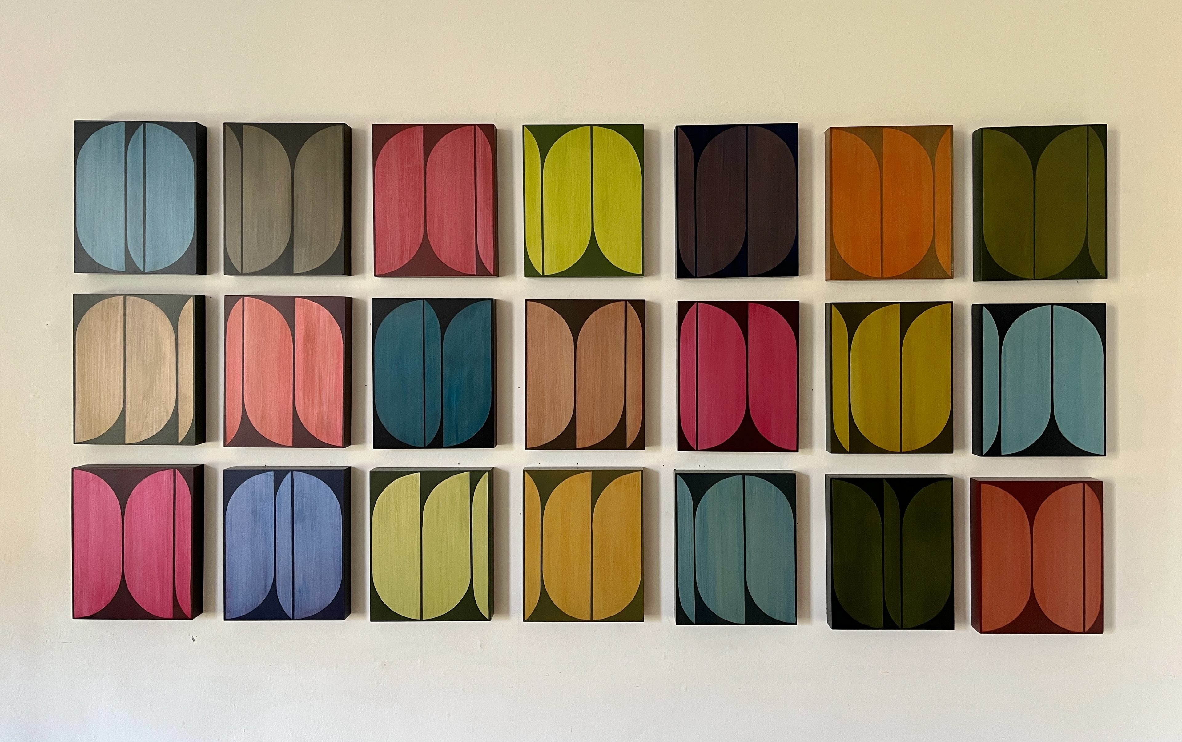 Little Fictions, 2023 - 21 panels 25 x 20 cm each