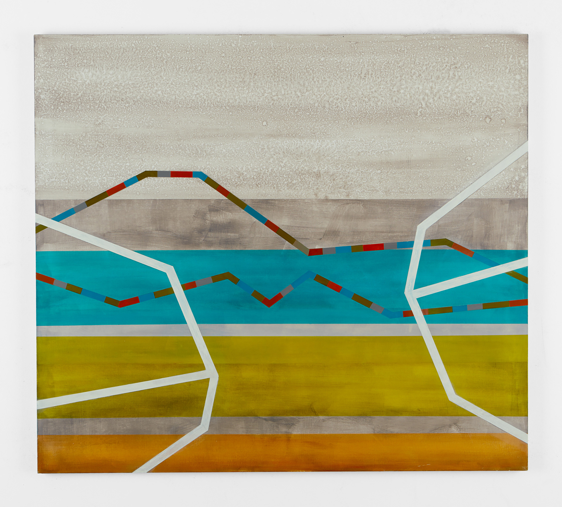 Start Over, 2016 - acrylic on board, 80 x 90 cm