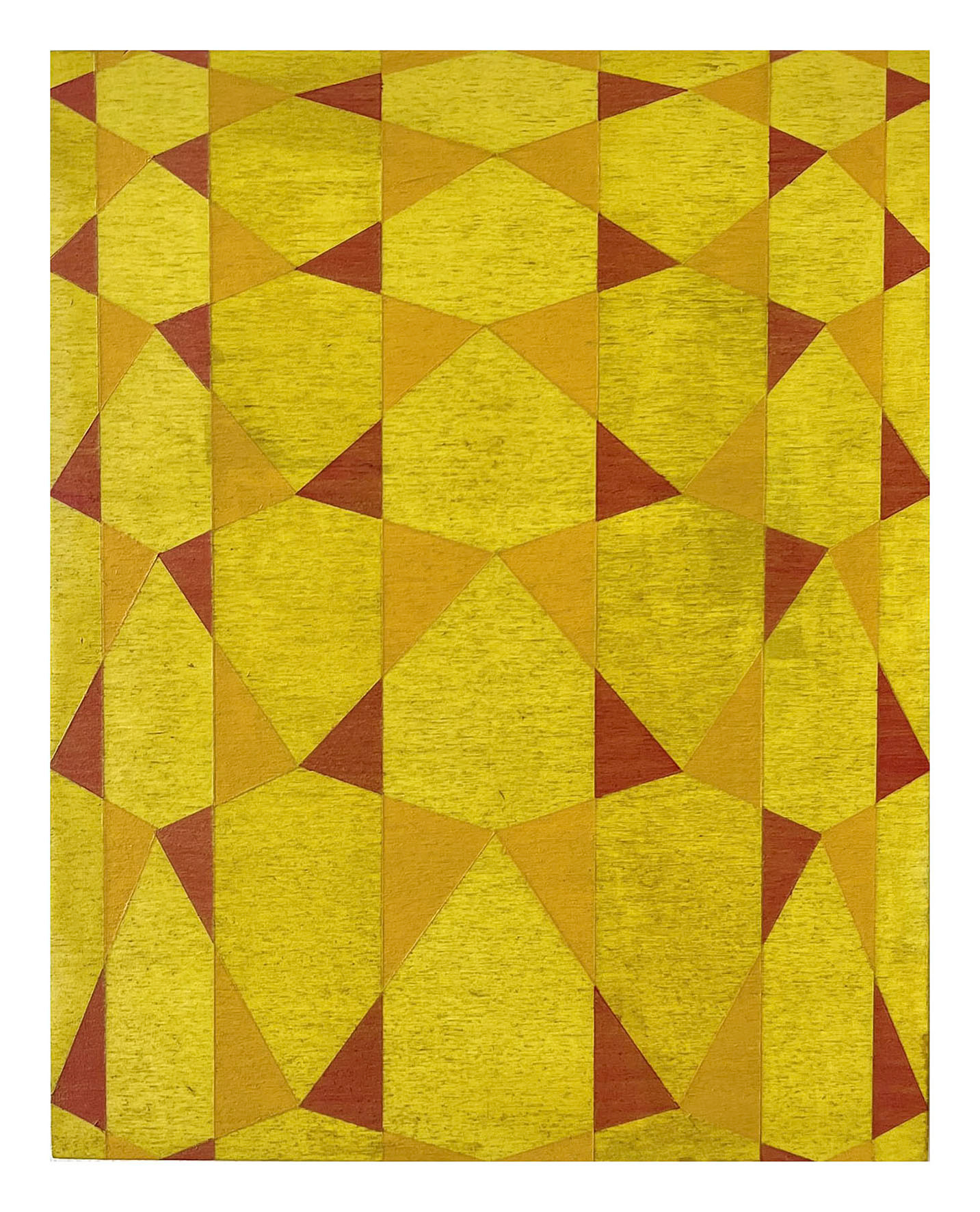 Matrix 1, 2023 - acrylic on wooden panel, 25 x 20 cm