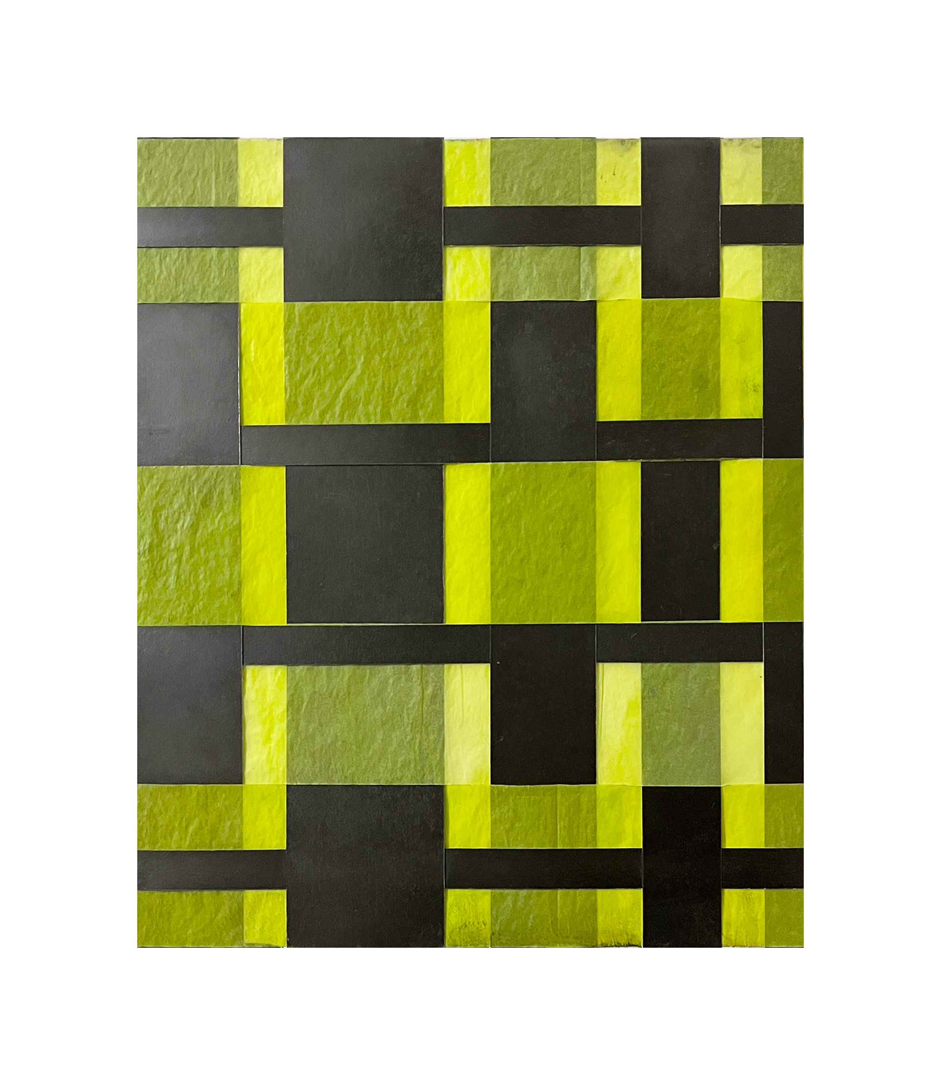 Woven Drawing 20 - ink on glassine & graphite on Heritage paper on board - 30 x 24 cm