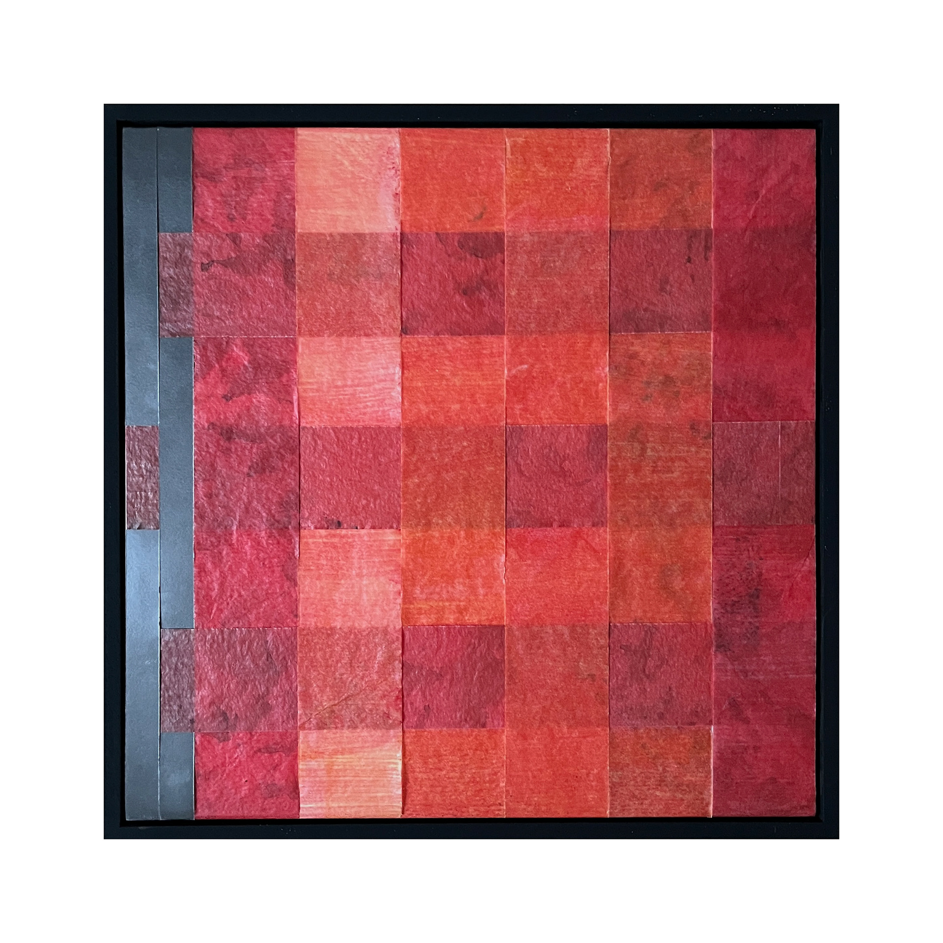 Woven Drawing 26, 2026 - ink on glassine & graphite on Heritage paper - 43 x 43 cm 