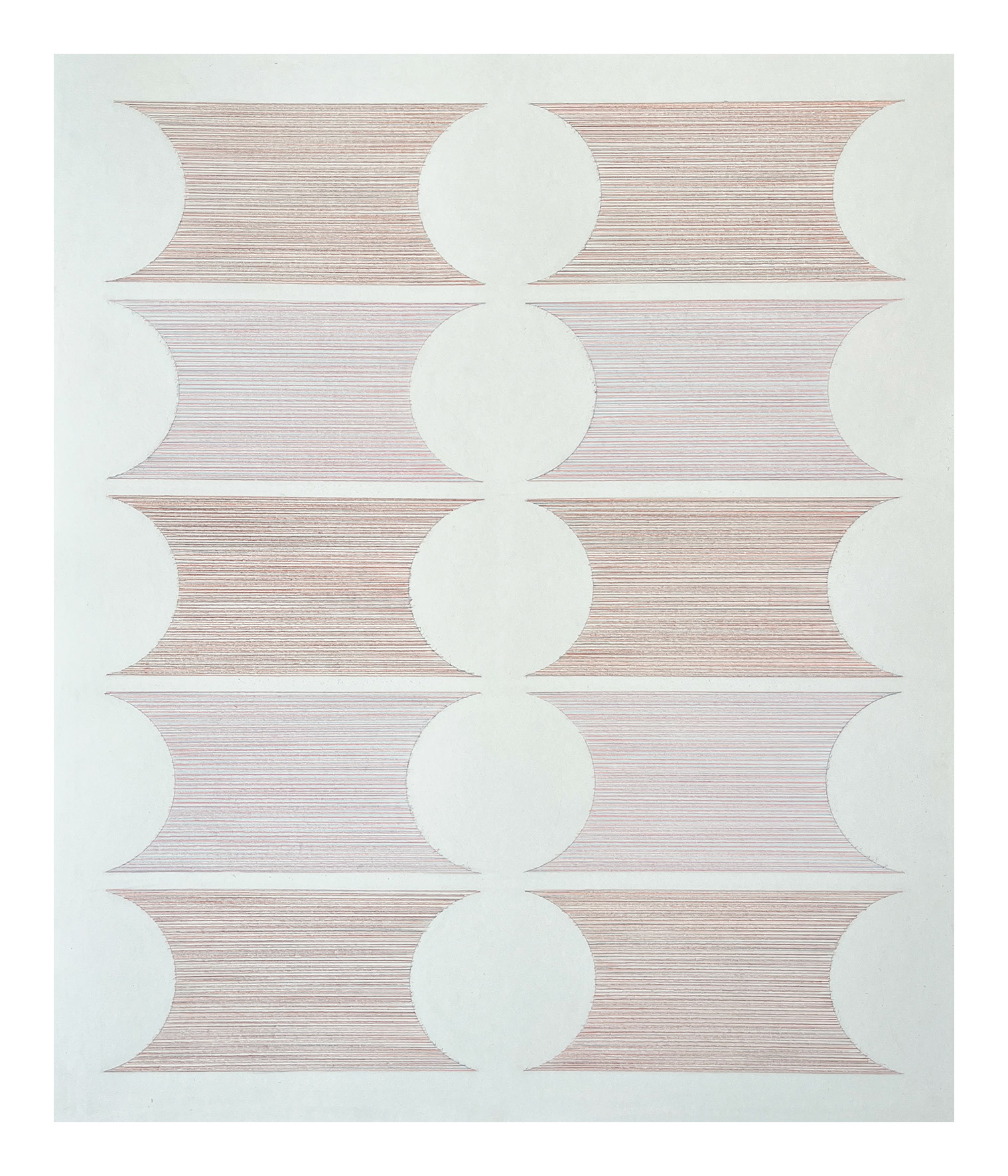 Interlude 2, 2025 - coloured pencil on 315g Heritage paper - 60 x 50 cm