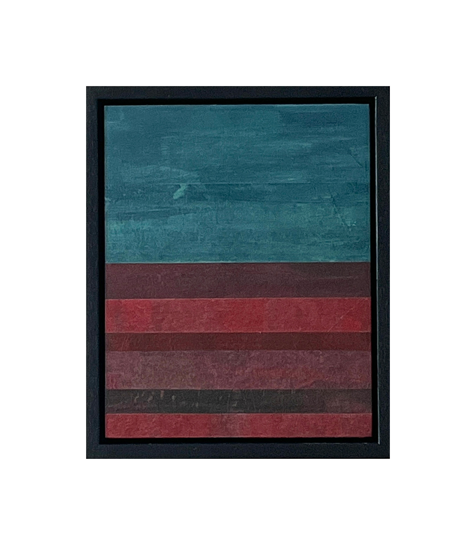 Transition 7 - ink on glassine on wooden panel - 29 x 24 cm