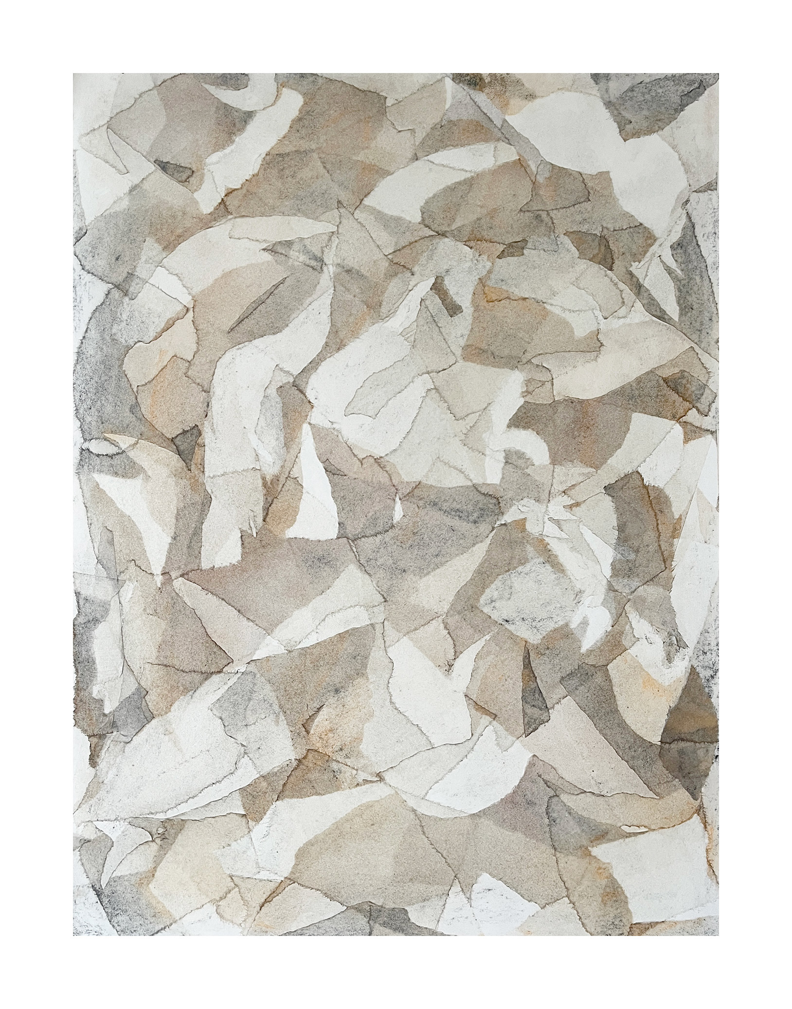 A Fragile Truce - graphite & soft pastel on Japanese paper on Heritage paper - 68 x 51 cm