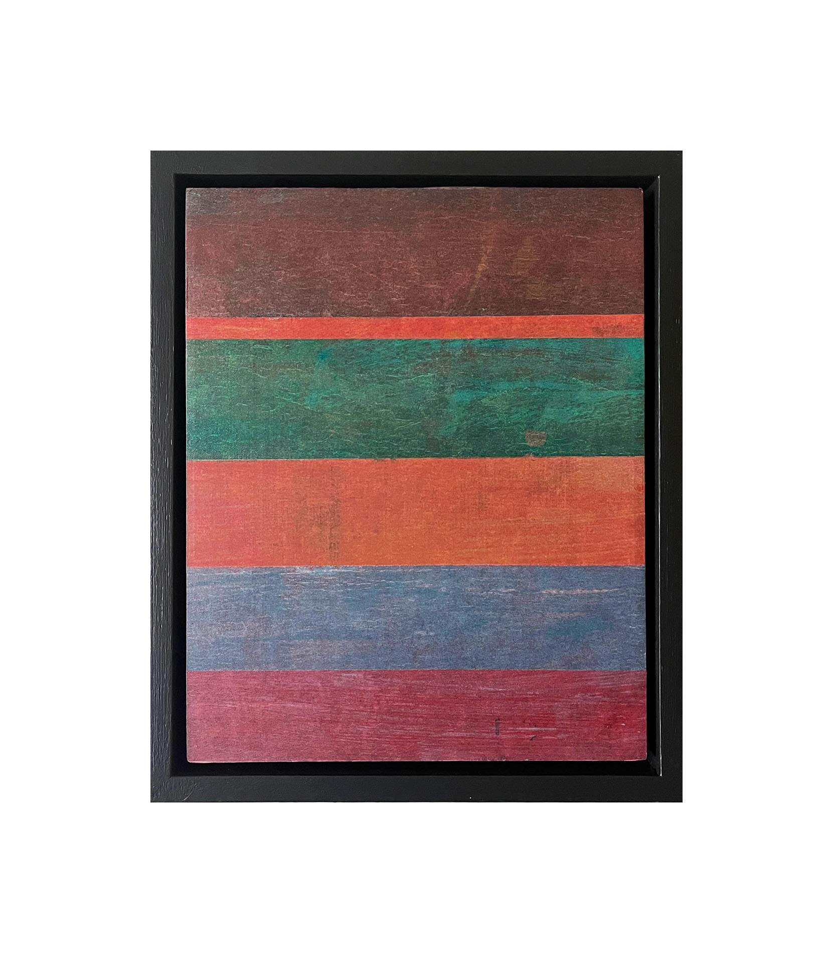 Transition 8 - ink on glassine on wooden panel - 29 x 24 cm