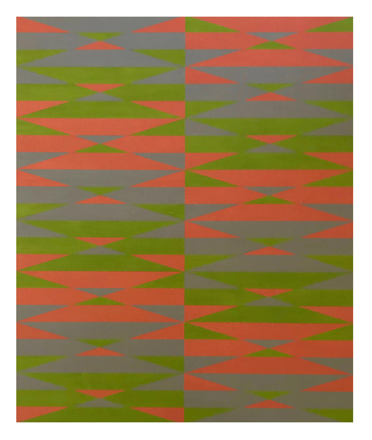 Listen, 2019 - acrylic on plywood panel, 120 x 100 cm