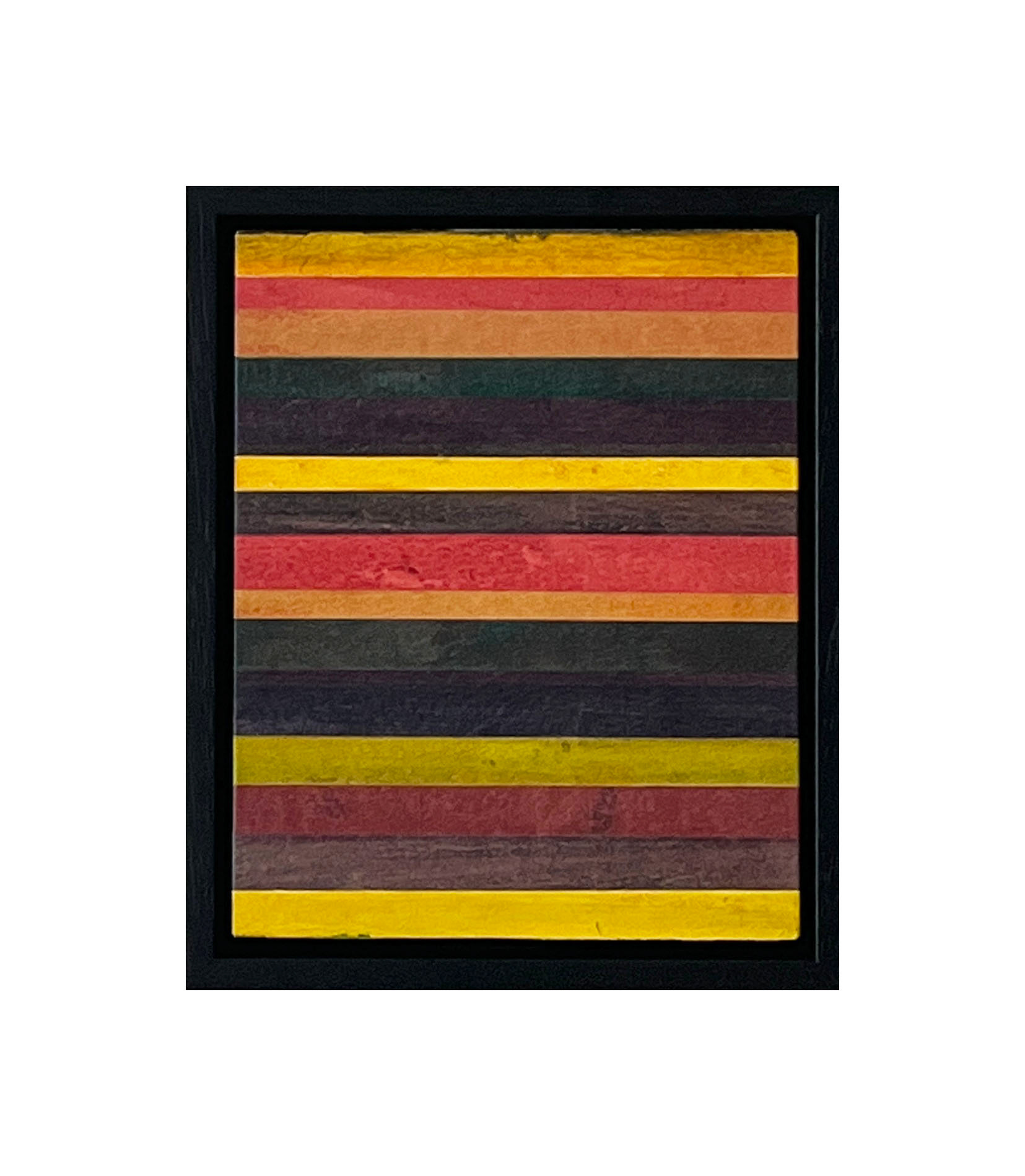 Transition 6 - ink on glassine on wooden panel - 29 x 24 cm