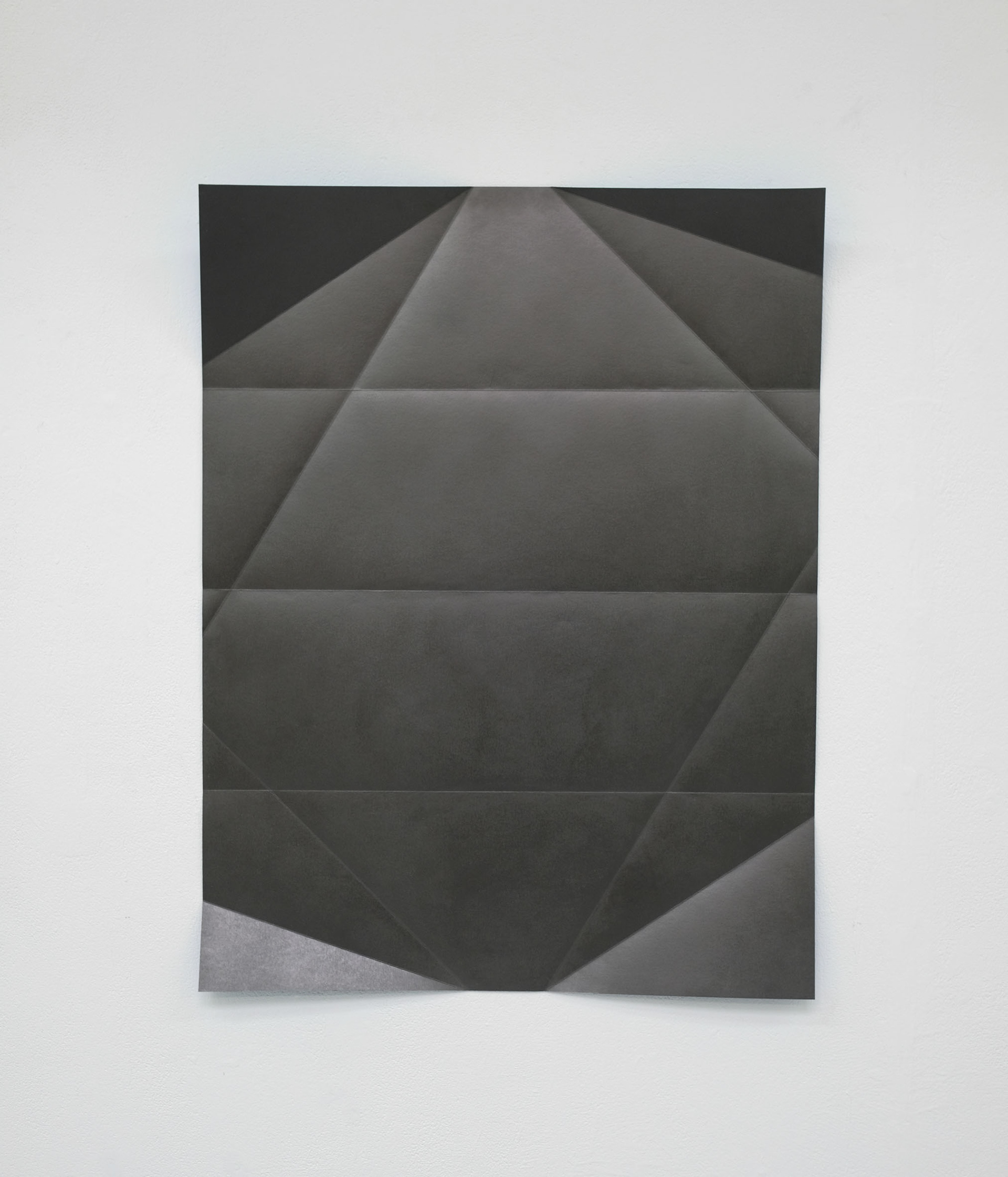 Summertime (folded graphites), 2017