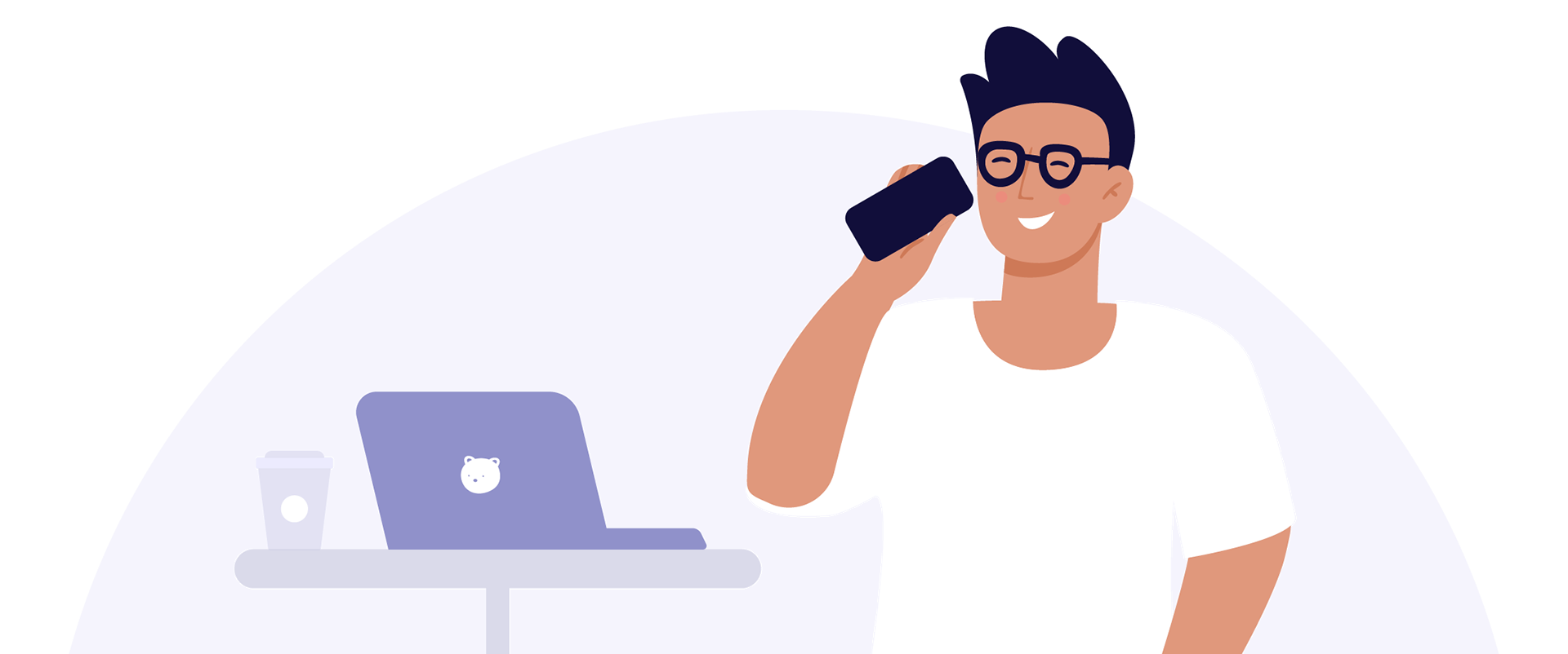 Jimmy on a phone call