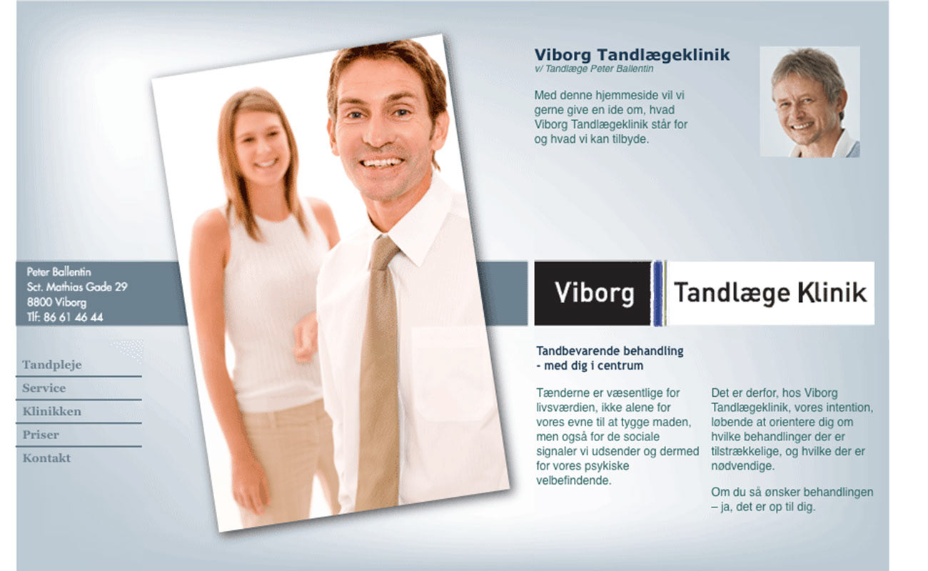 Website for a dentist