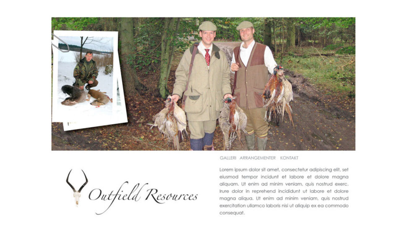 Anders M. Hansen and participants after a hunting trip.