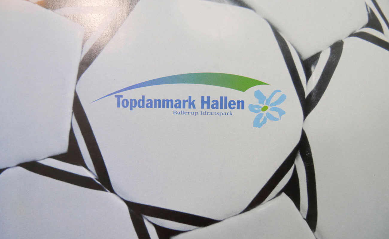 Sponsor logo for the Topdanmark sportsstadium