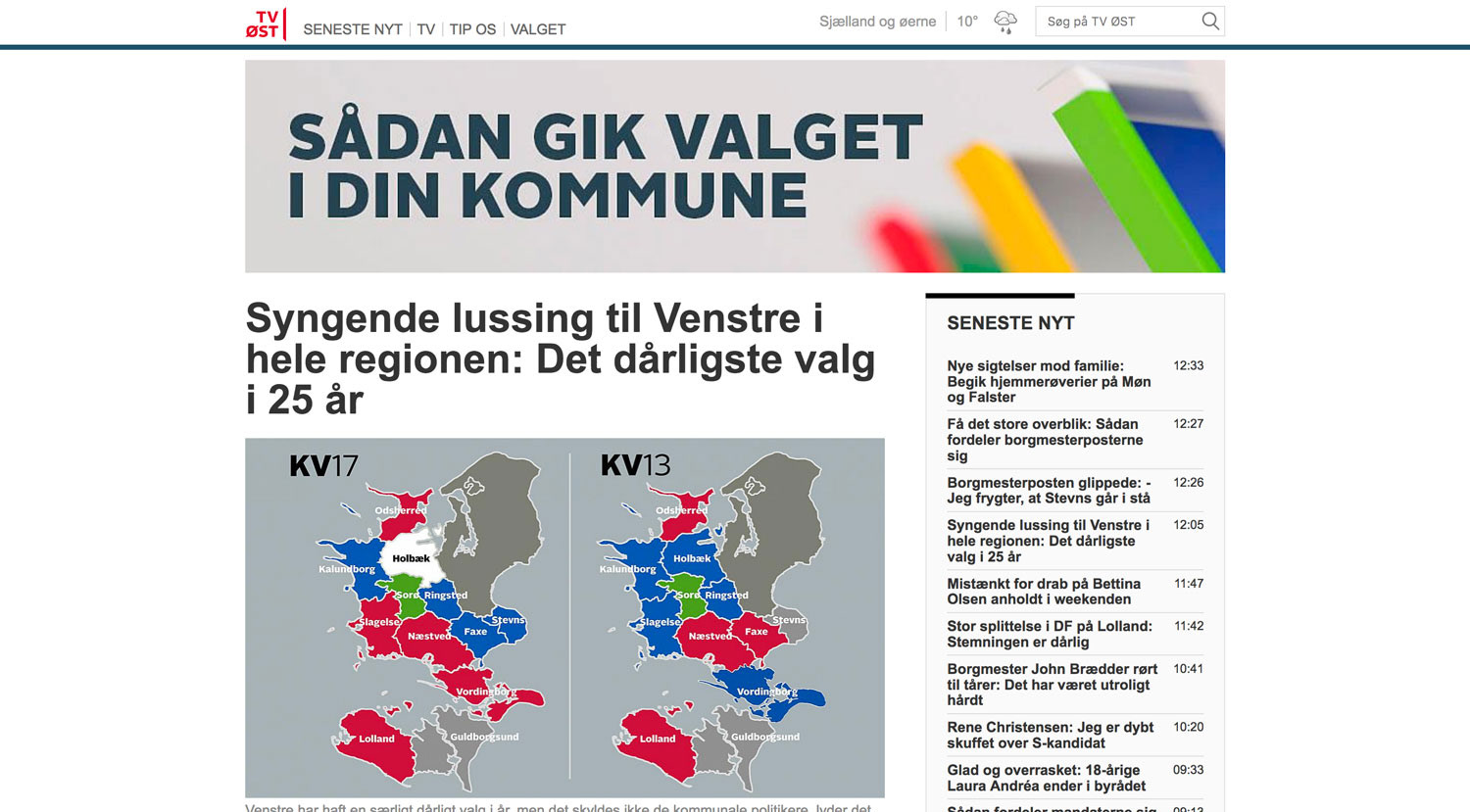 UX/UI and web animation for TV2 EAST