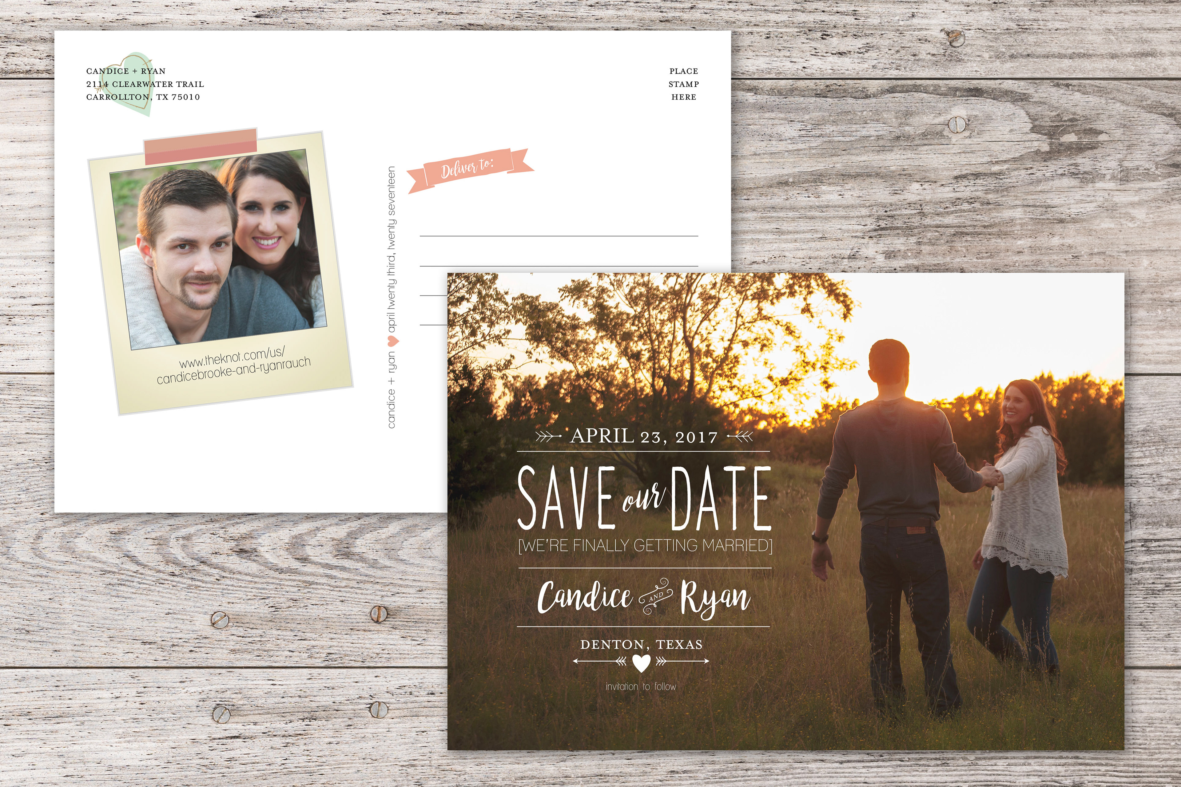 Save the Date Post Card