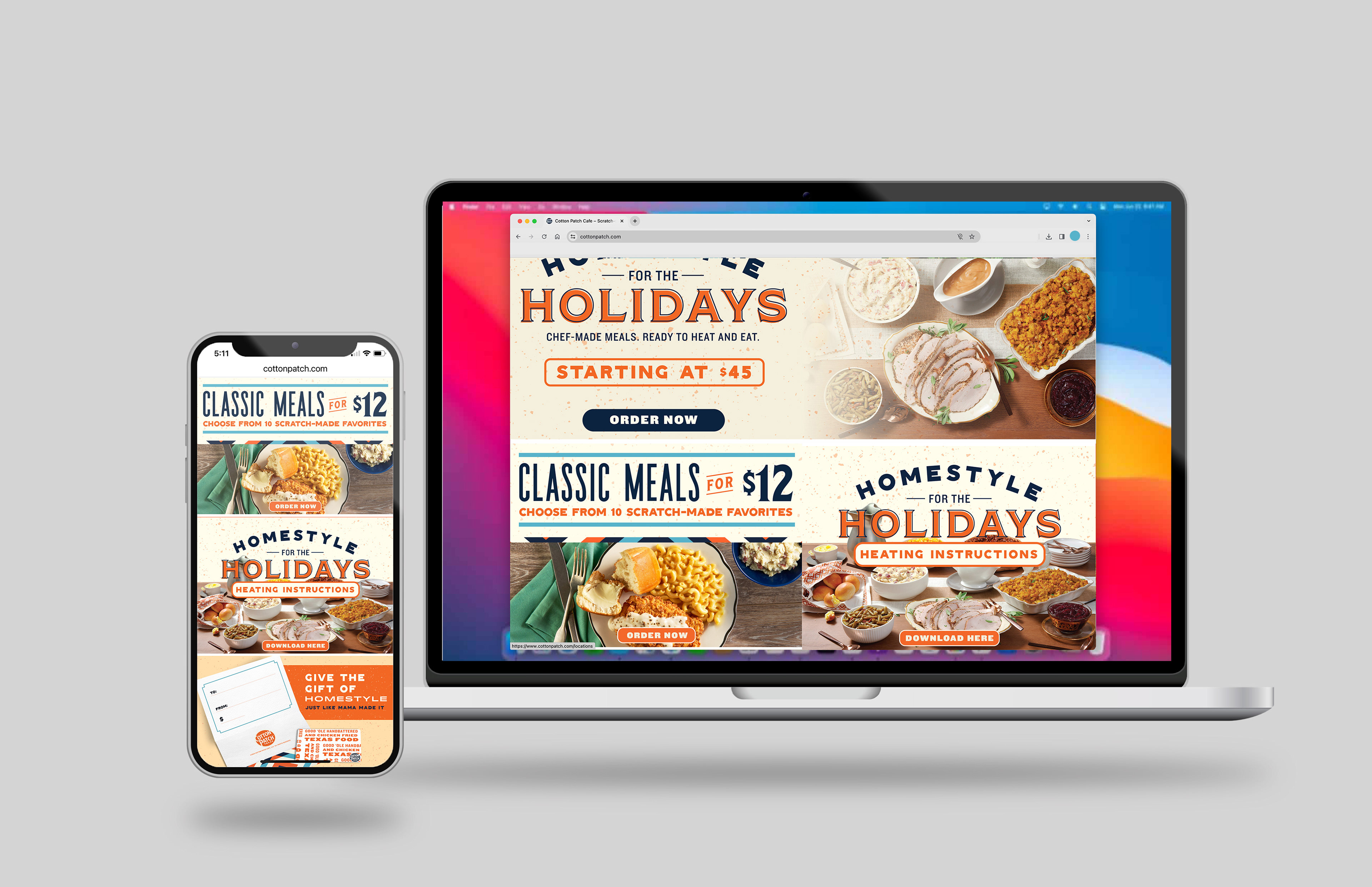 Website Homepage Graphics
