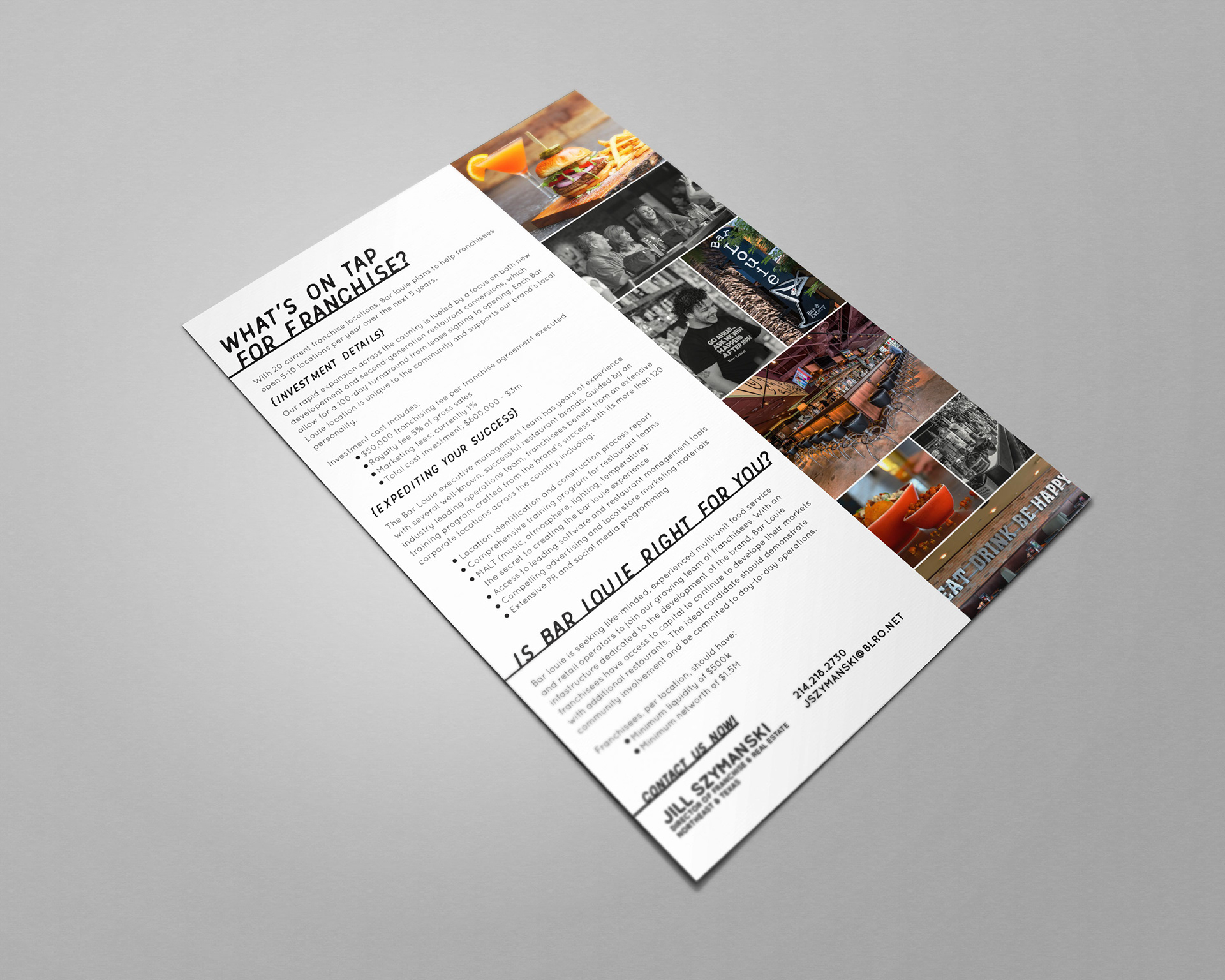 Franchise Sales Flyer