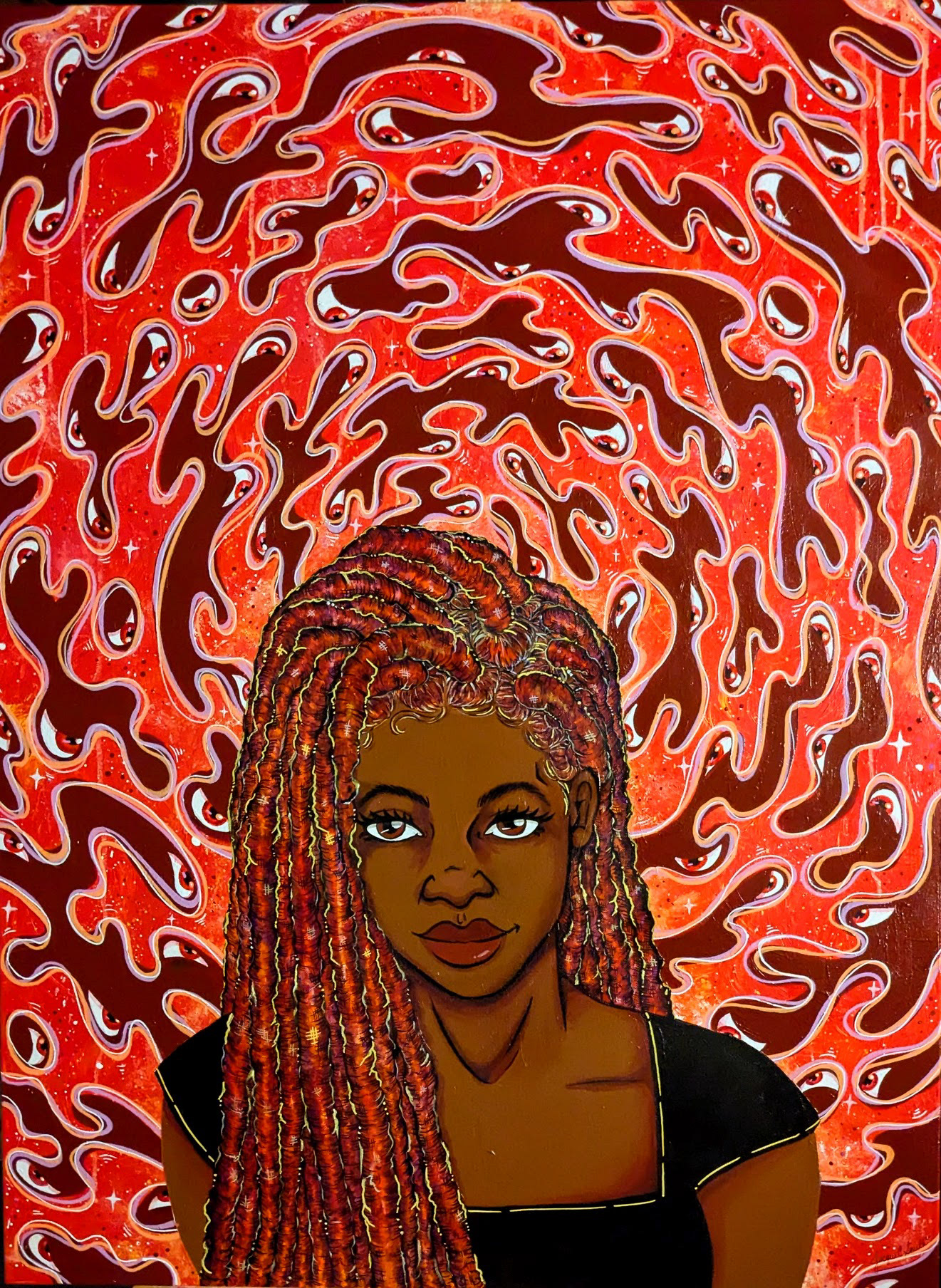 TBD Title - 30" x 40" - Acrylic & Ink - 2026