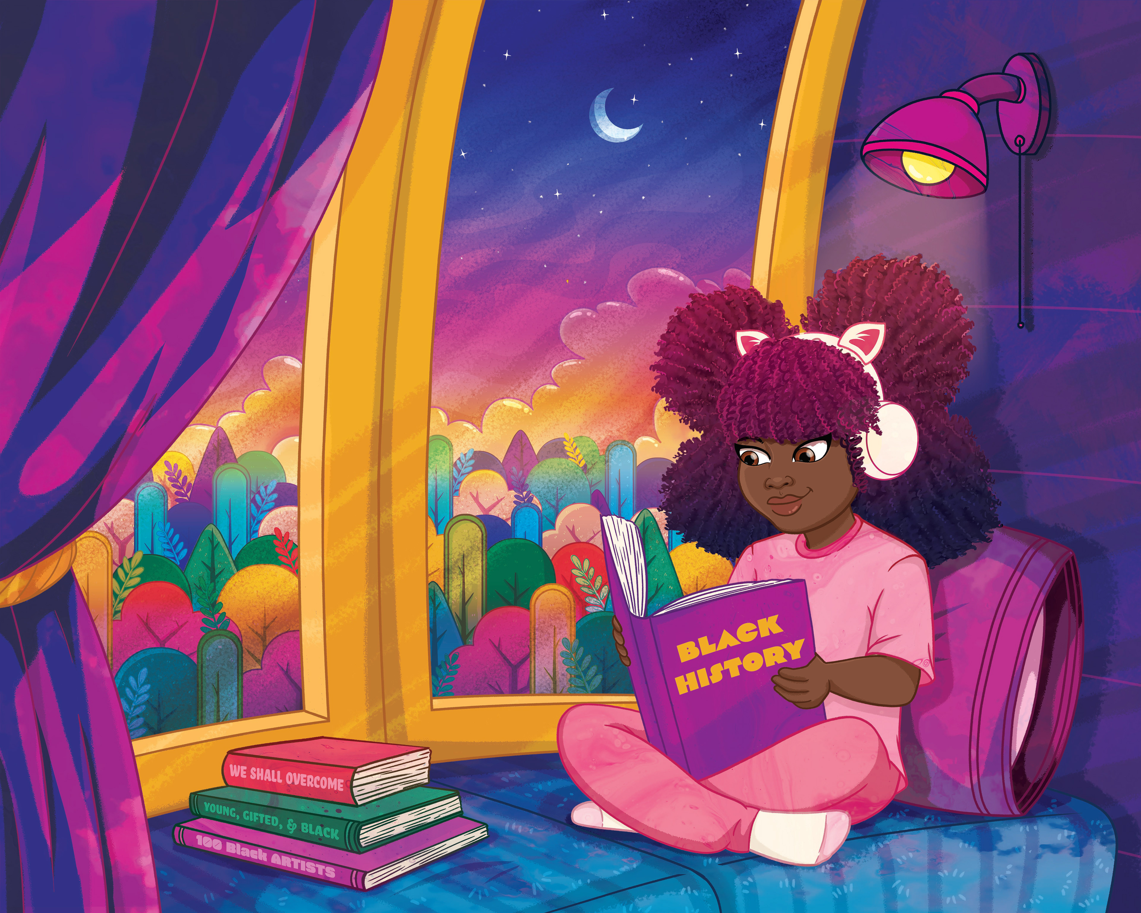 Black History Month Reader - 2024 - Digital Illustration