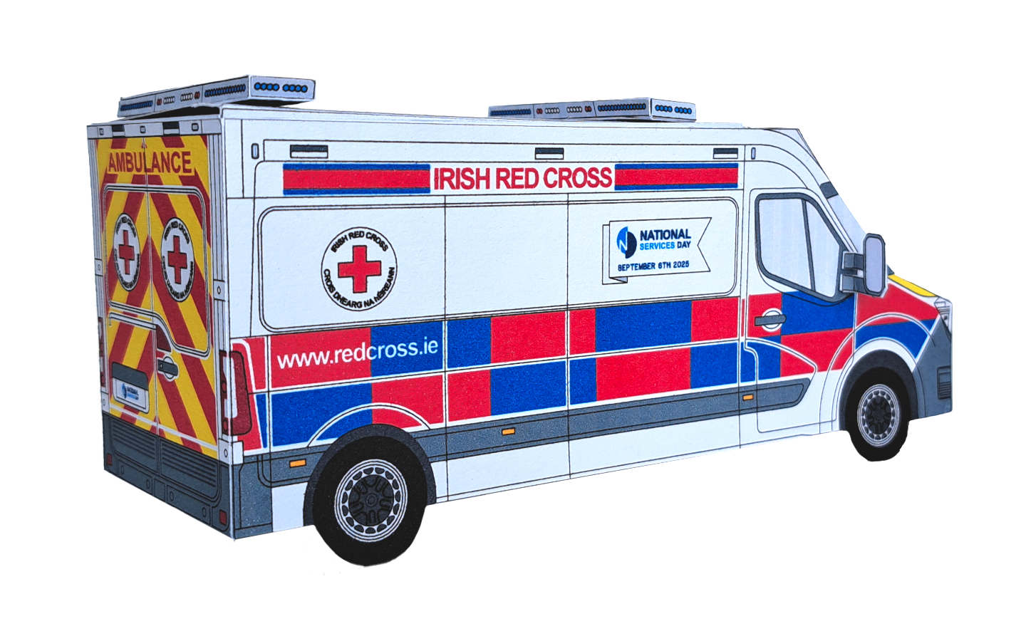 HSE Mercedes Sprinter Papercraft Model