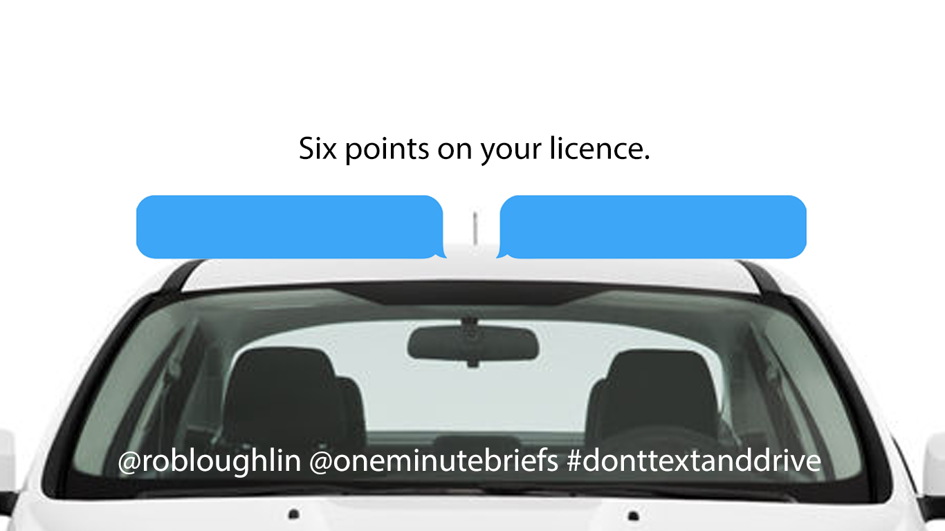 #DONTTEXTANDDRIVE