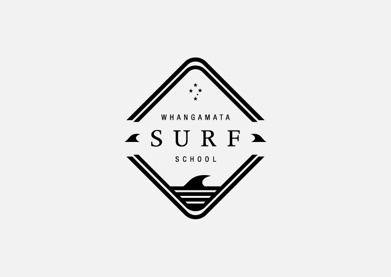 Whangamata Surf School Logo Design