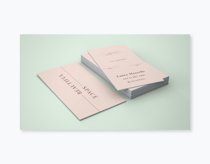 Beautiful Space Logo and Business Card Design