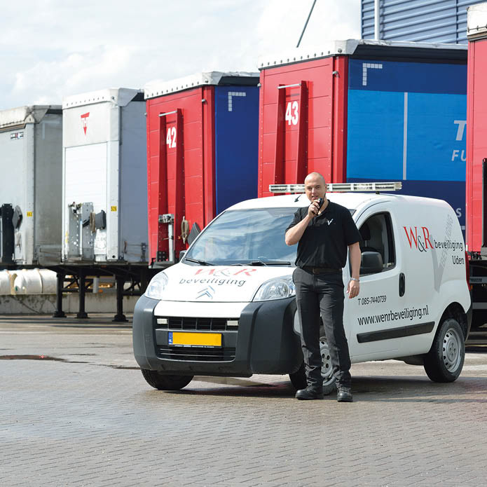 W&R Beveiliging autobelettering