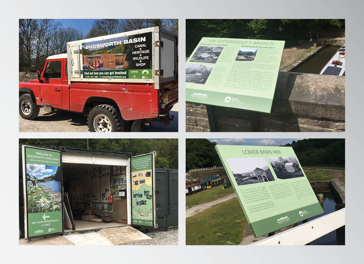 Panneaux d’ information & vehicule wrap pour BHHT.