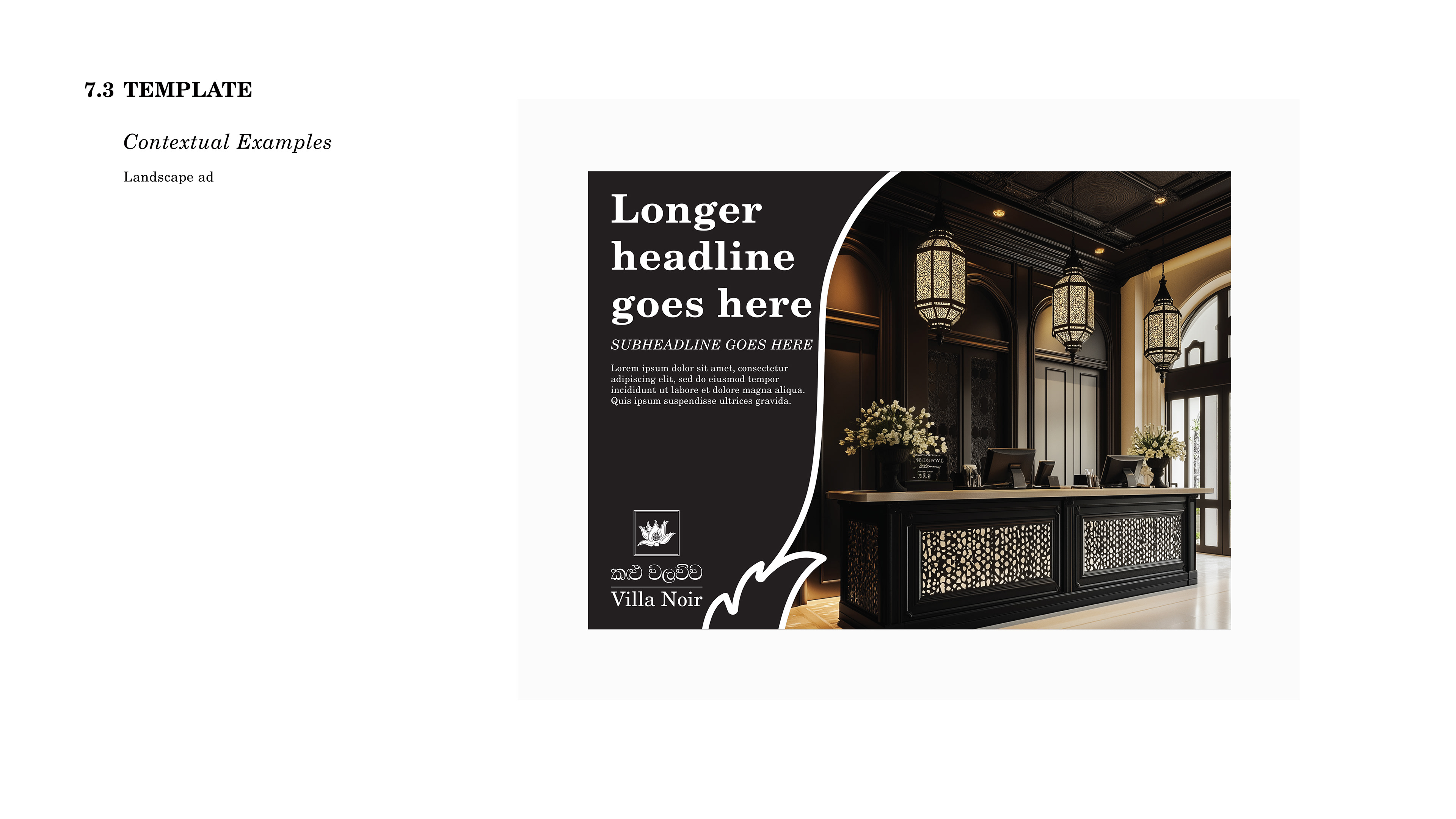 Villa Noir - Brand Guidelines
