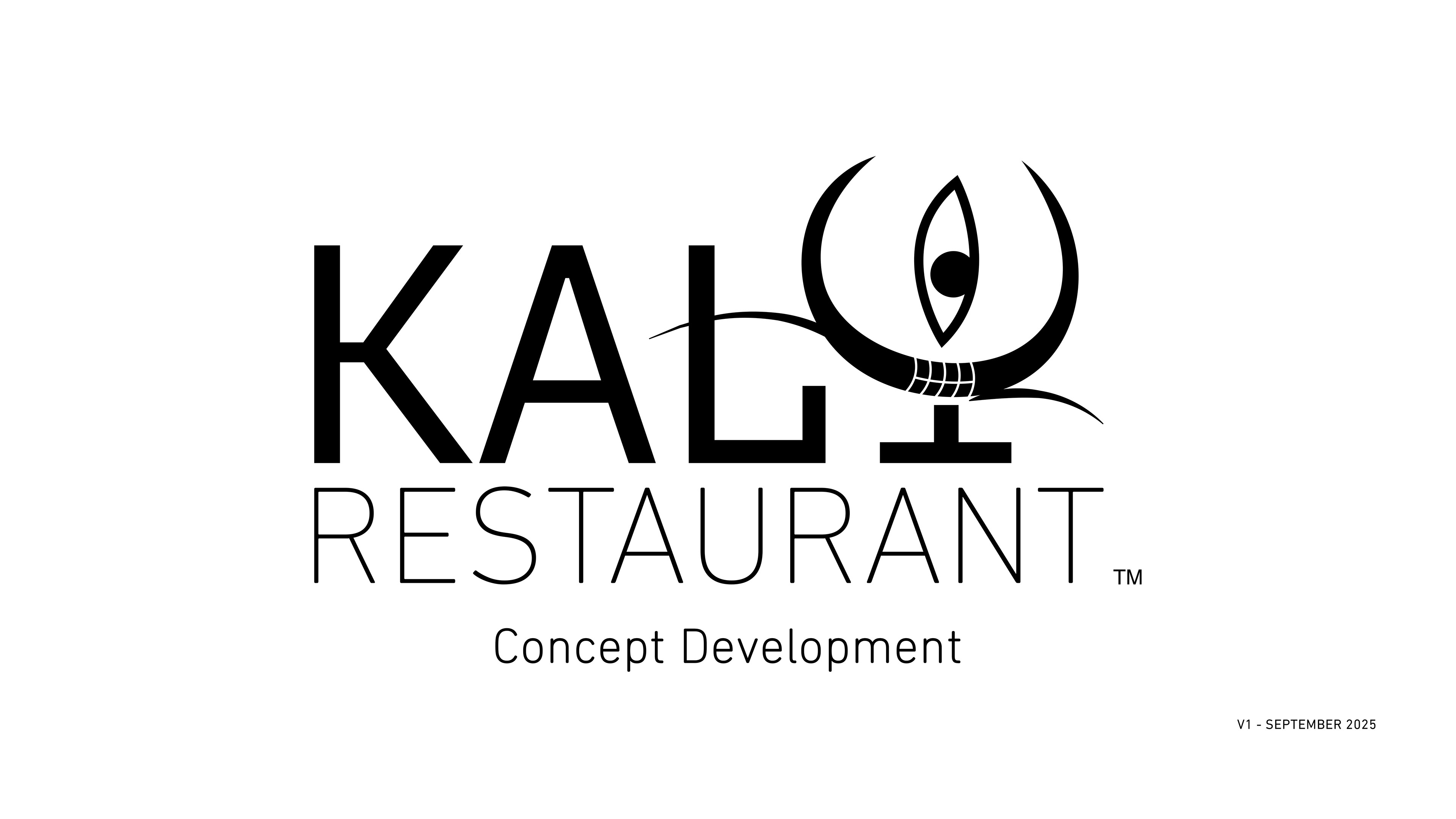 Kali Restaurant - Concept Development