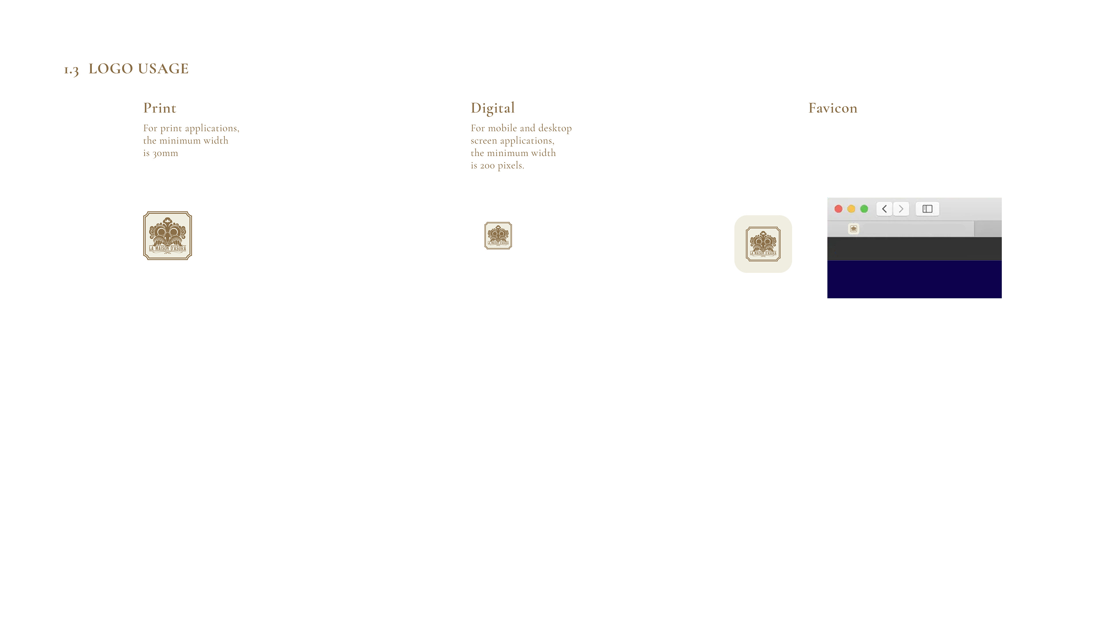 La Maison d'Asura - Brand Guidelines
