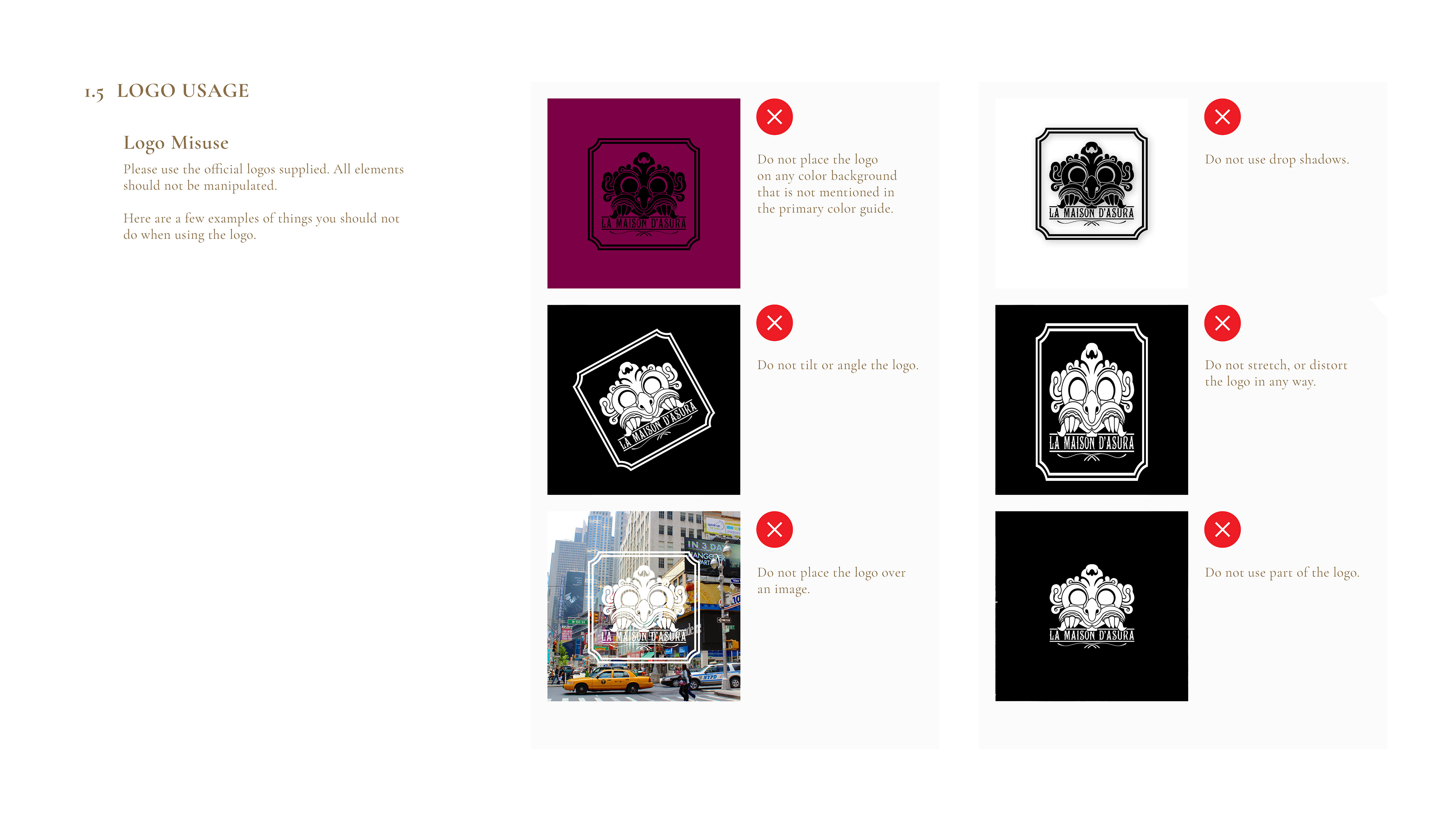 La Maison d'Asura - Brand Guidelines