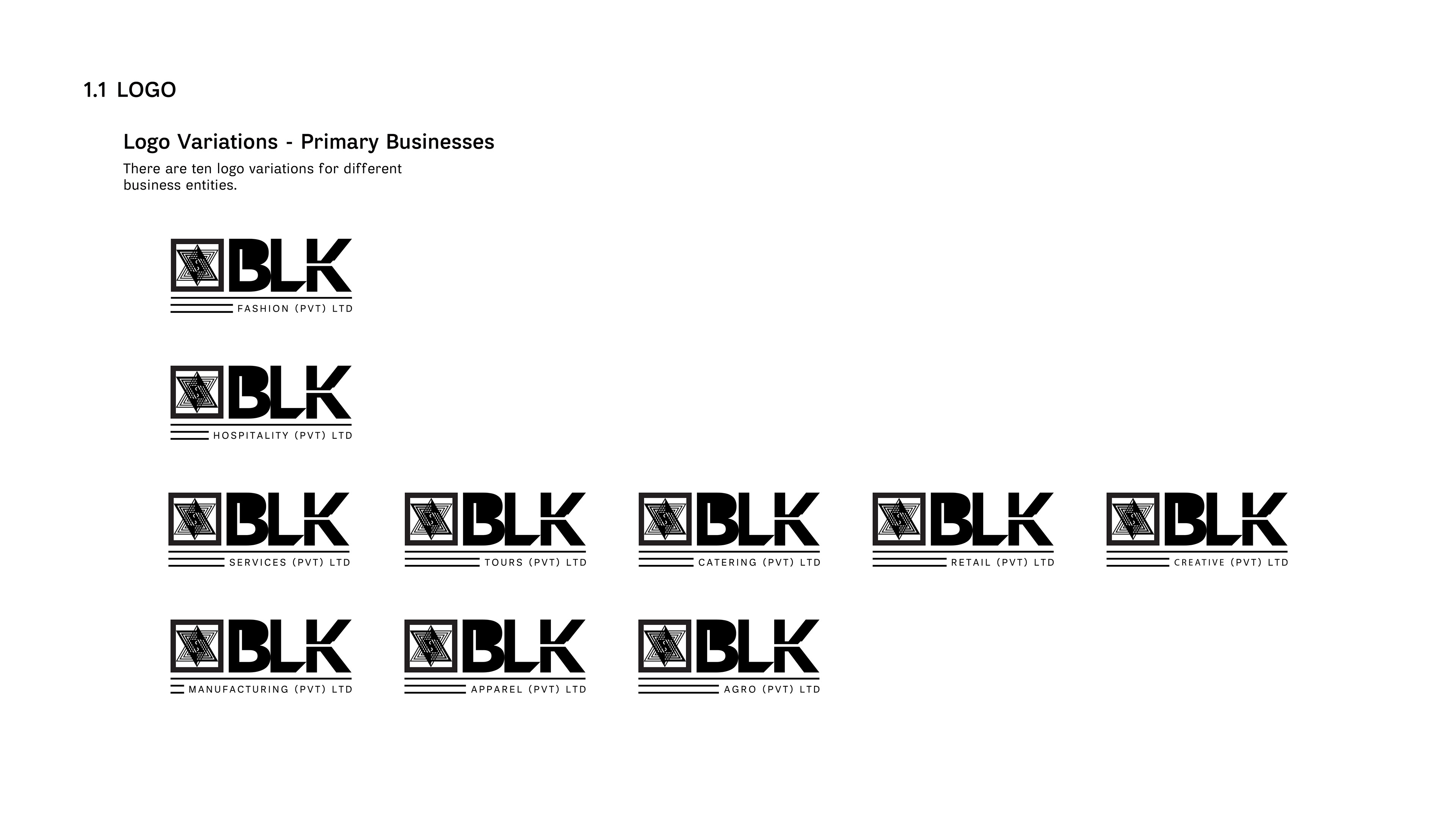 Black Group Inc. - Brand Guidelines