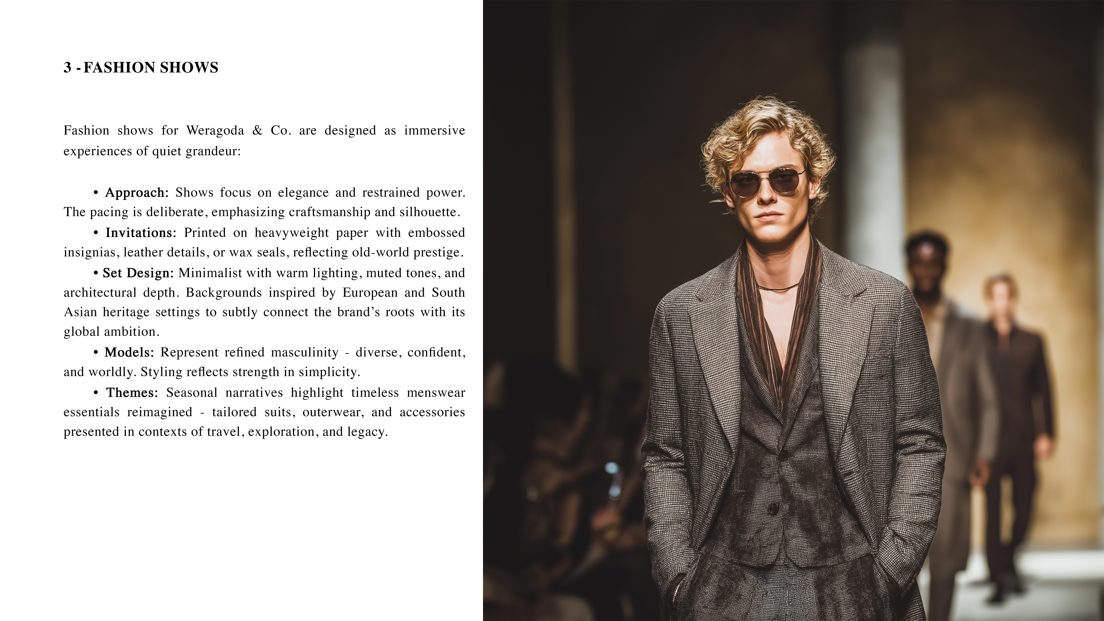 Weragoda & Co. - Artistic Direction Guide
