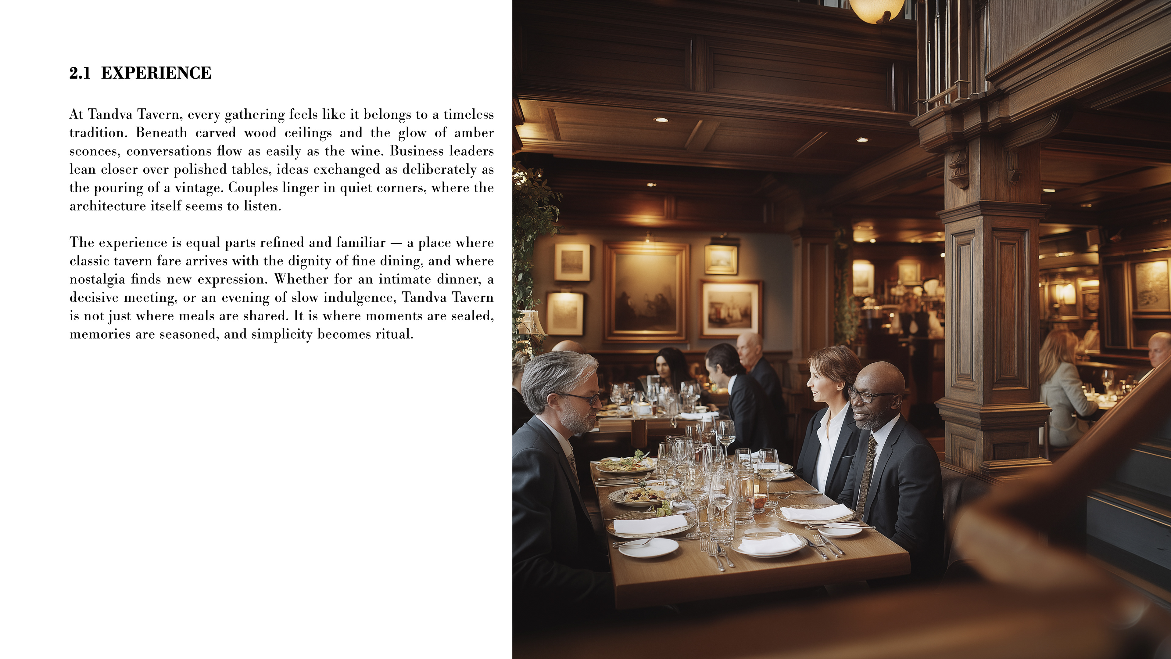 Tandva Tavern - Concept Development