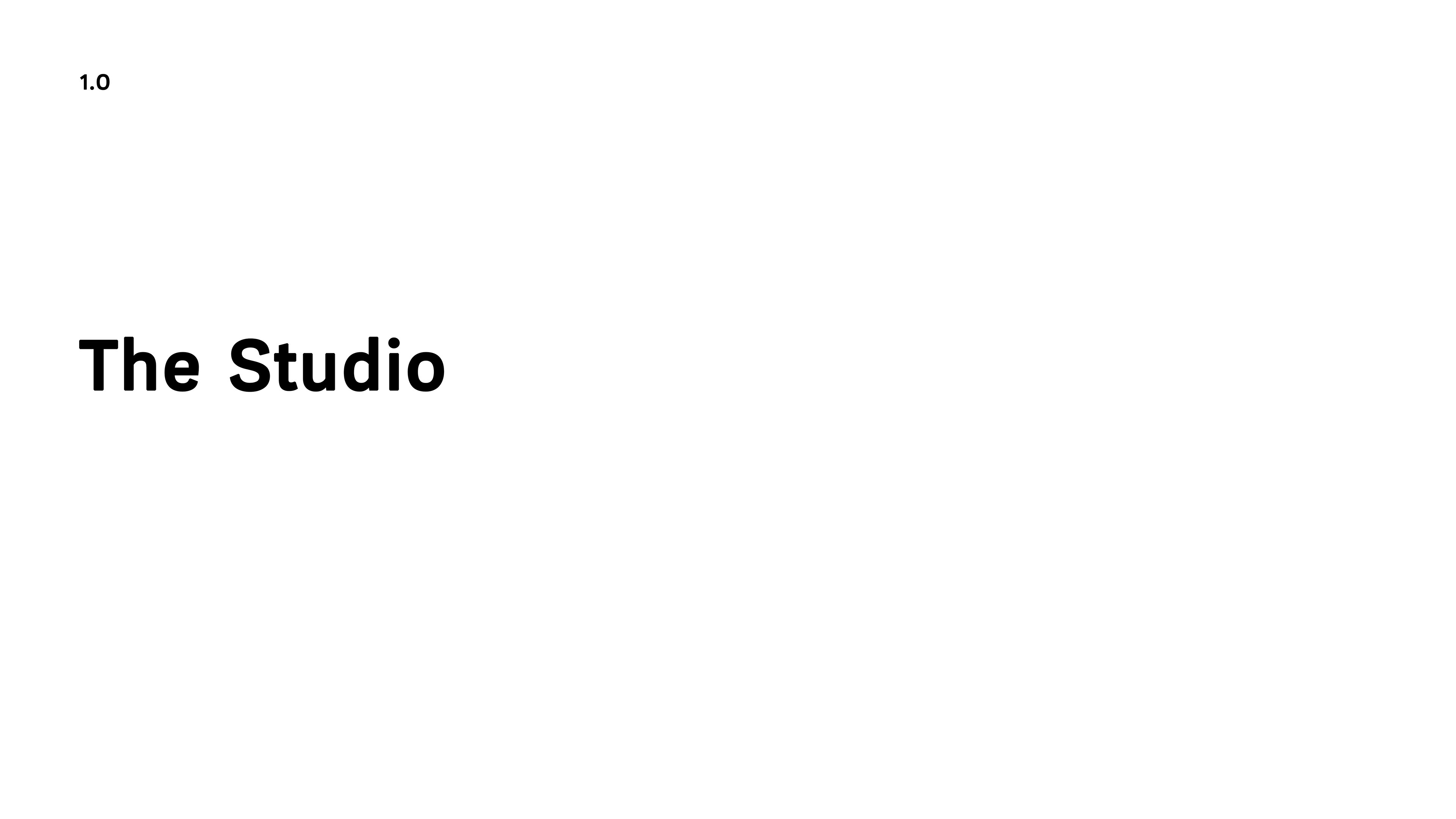 BLK Studio - Concept Development