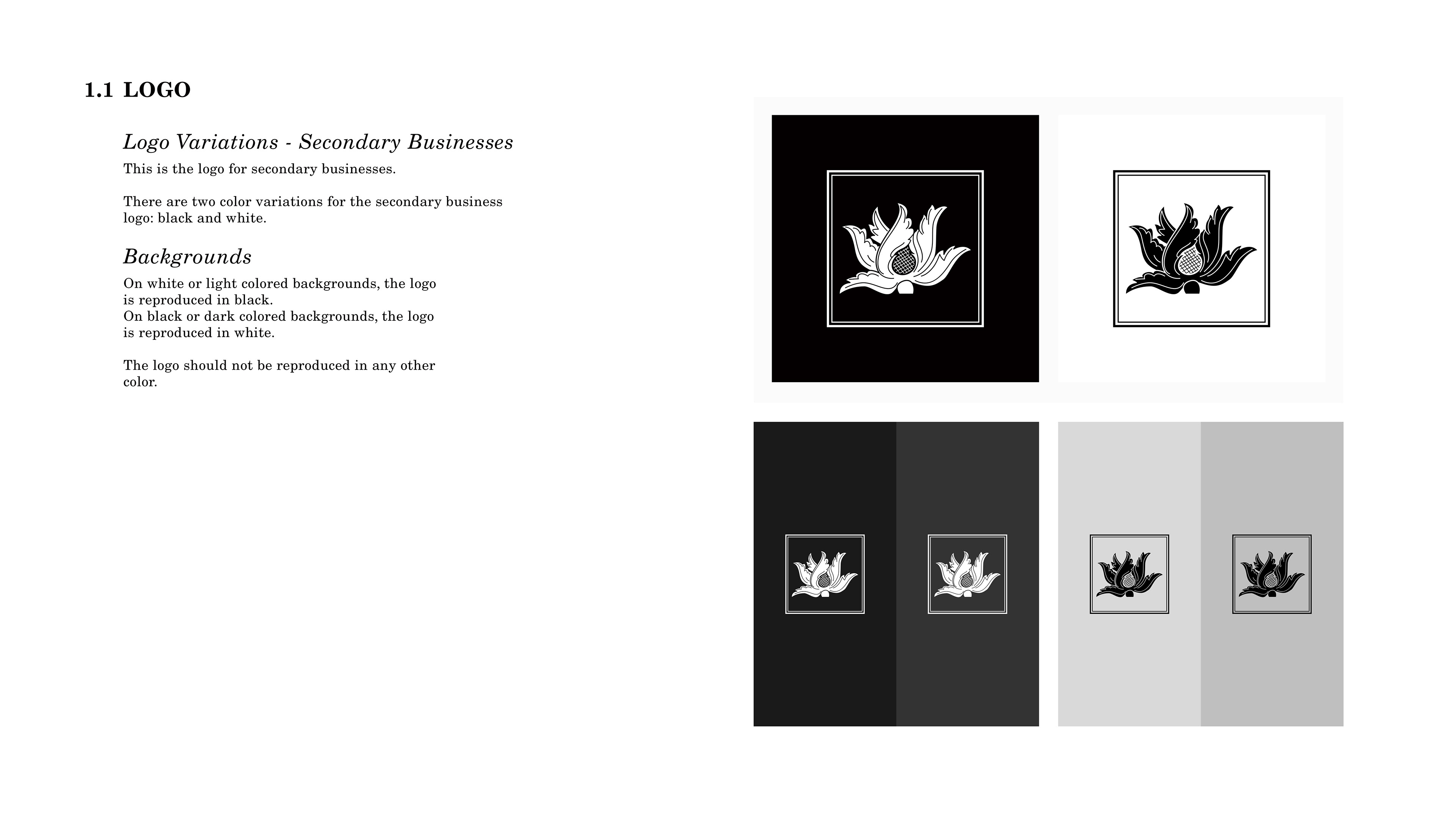 Villa Noir - Brand Guidelines