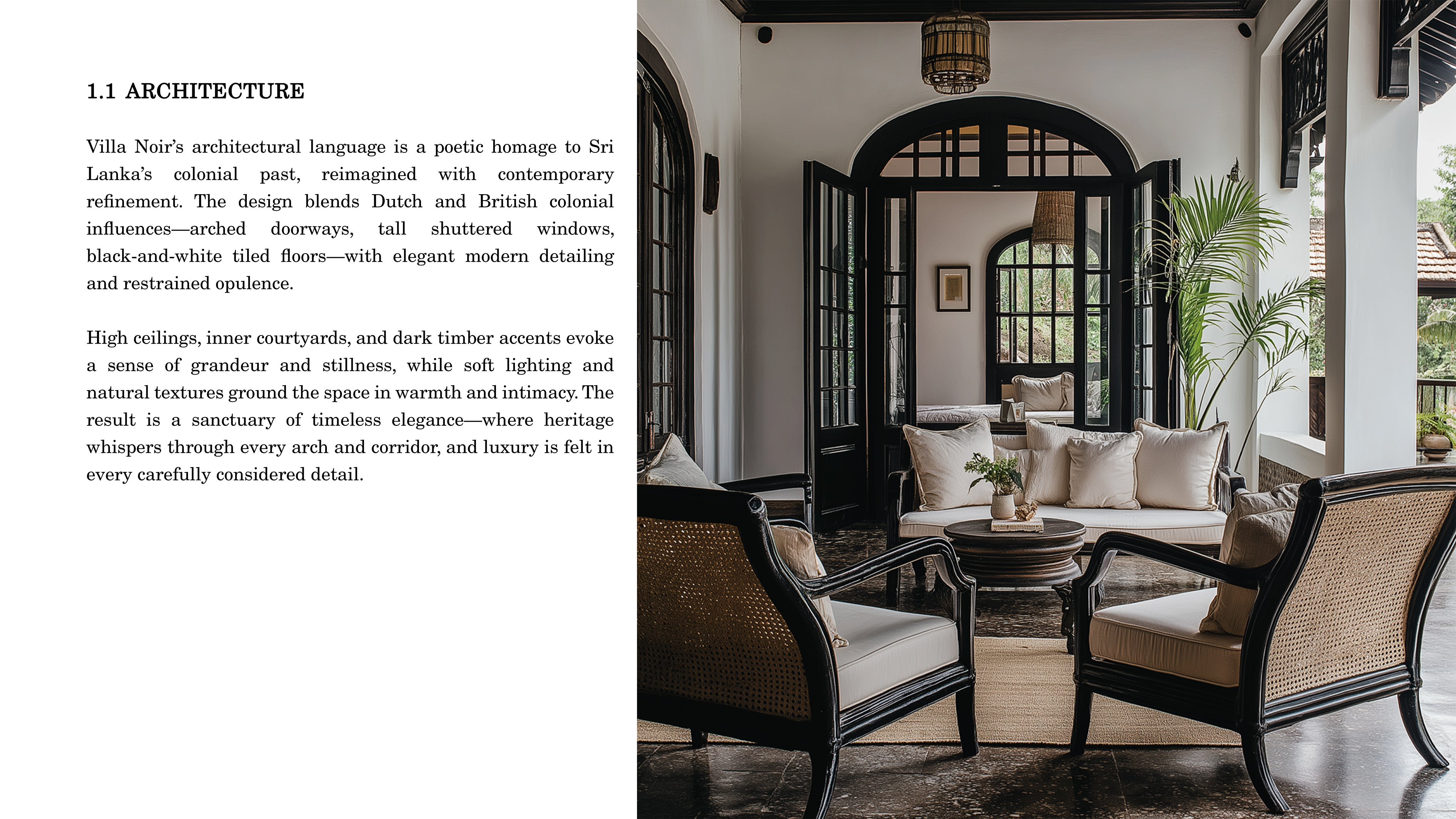 Villa Noir - Concept Development