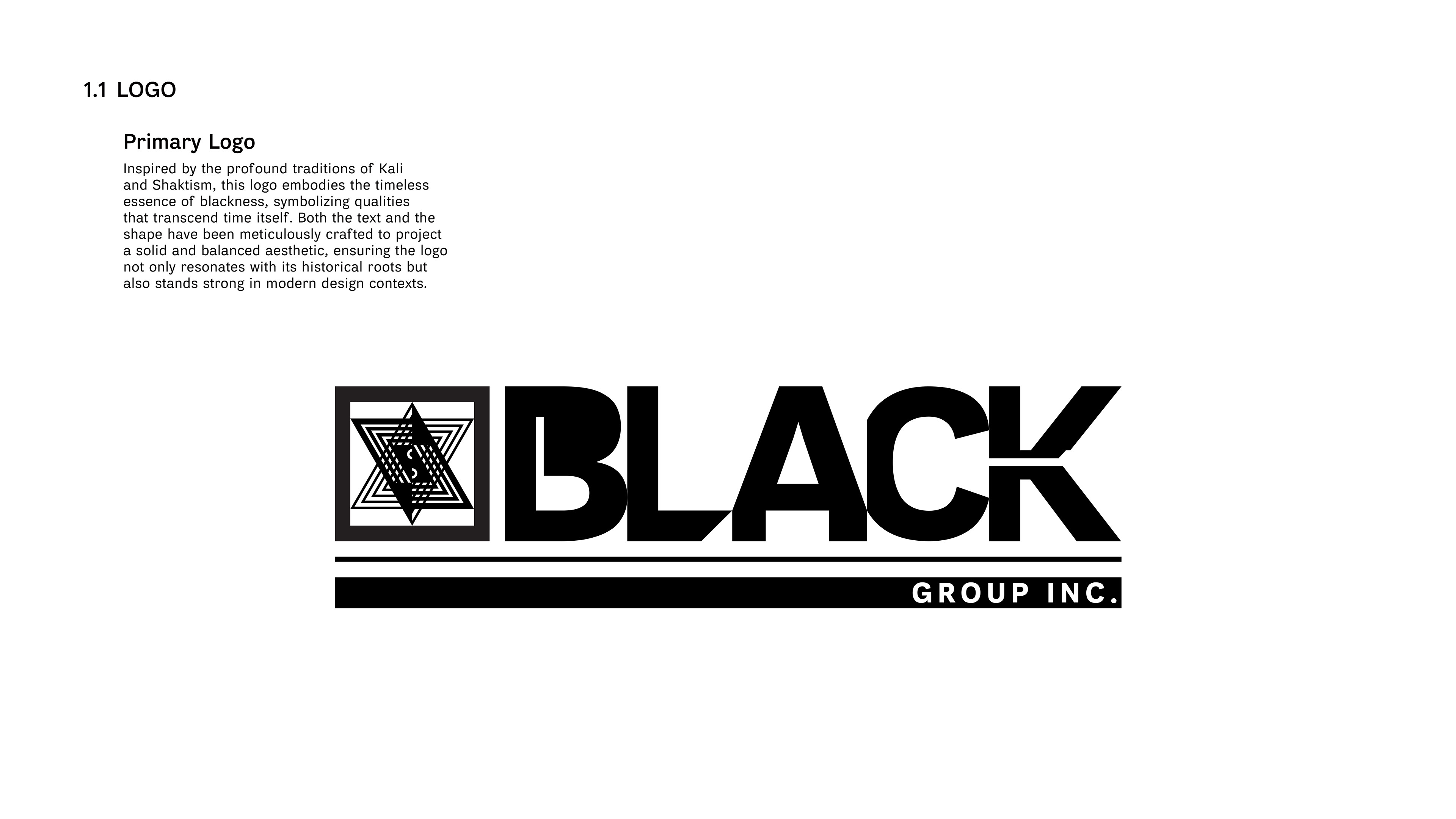 Black Group Inc. - Brand Guidelines