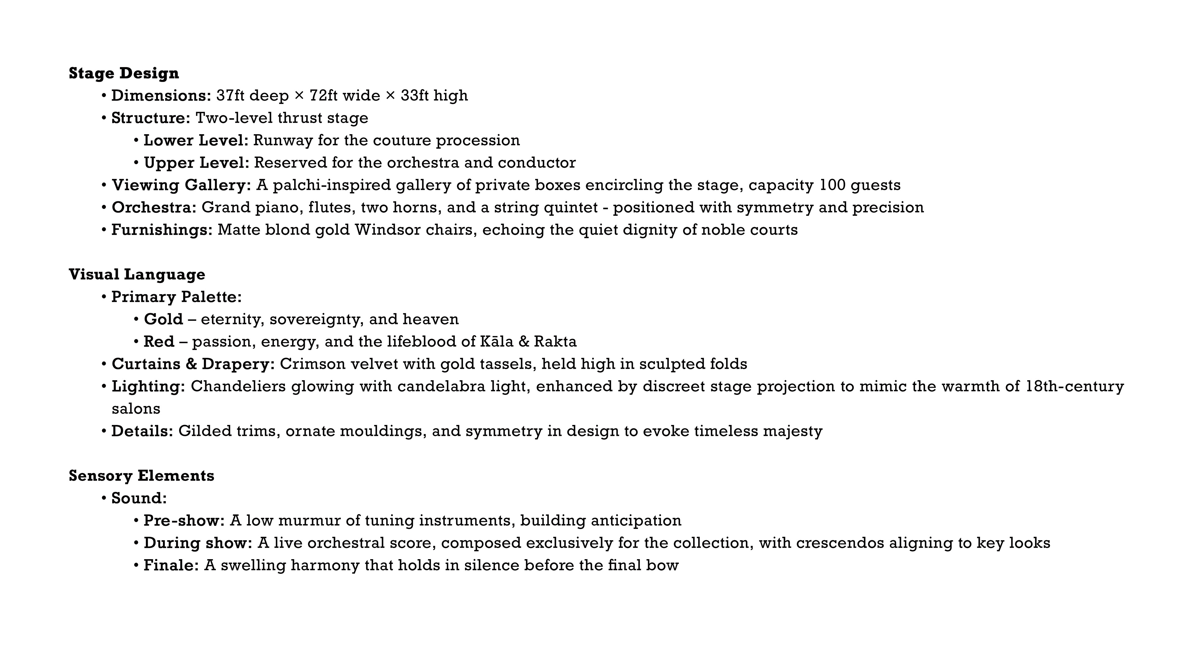 Kāla & Rakta - Artistic Direction Guide